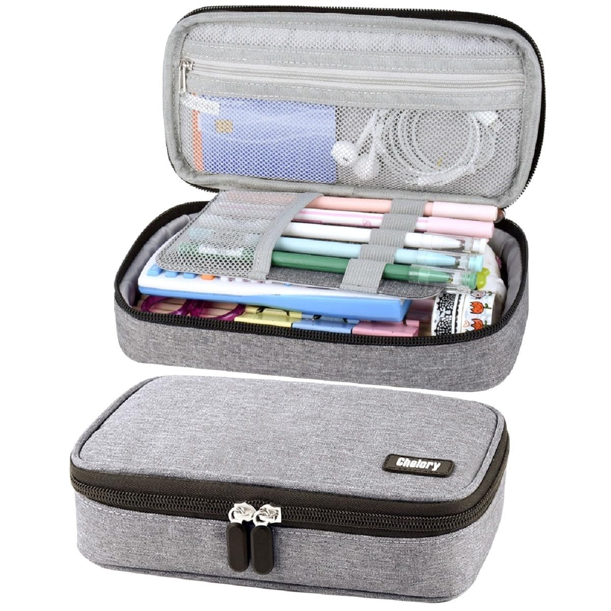 Large Capacity Pencil Case   Versatile Storage Pouch for Pens, Markers & Makeup1