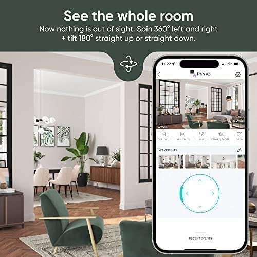 1080P 360° Smart Security Camera with Night Vision & Motion Tracking6