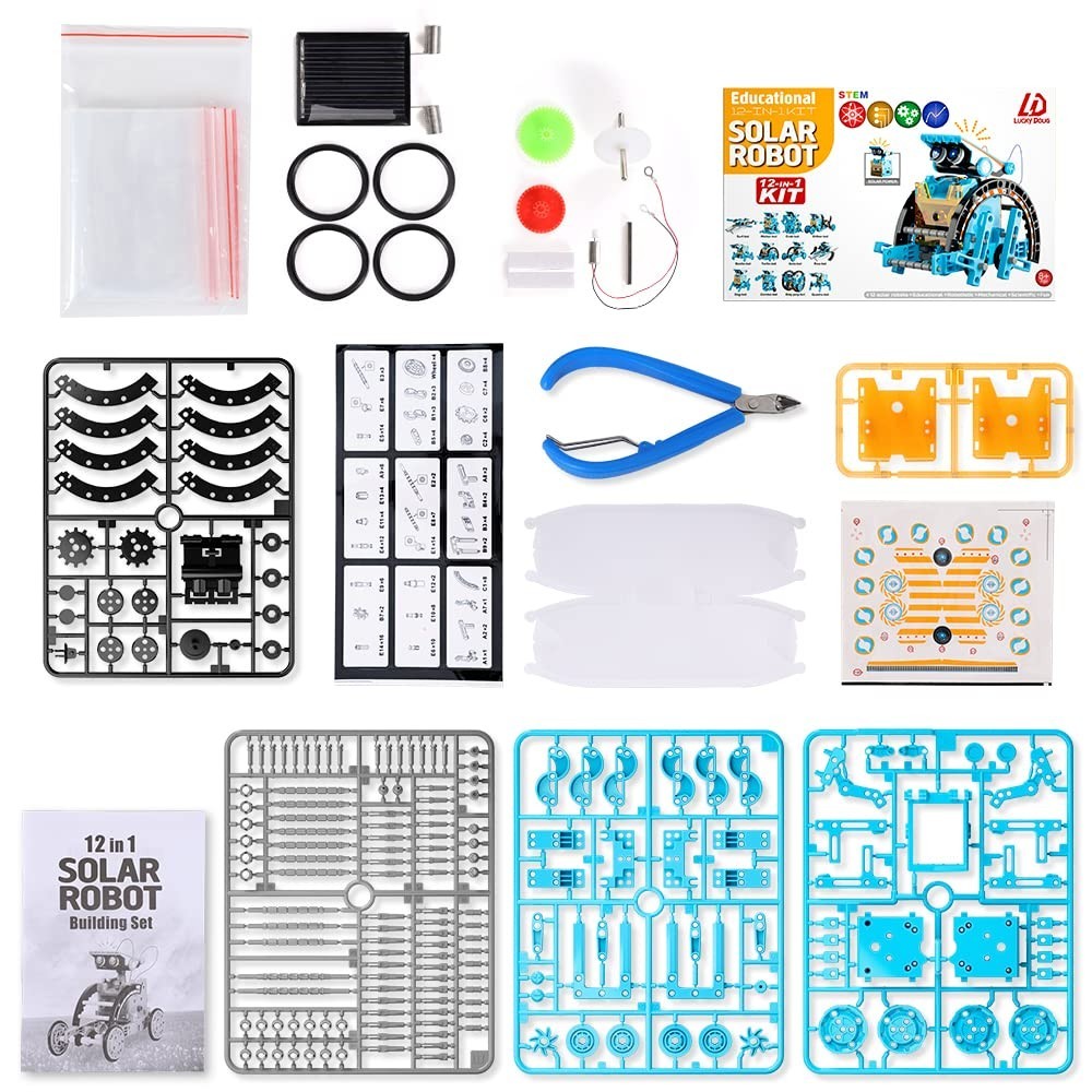 12 in 1 STEM Solar Robot Kit   Educational Building Toys for Kids 8 13, Science5