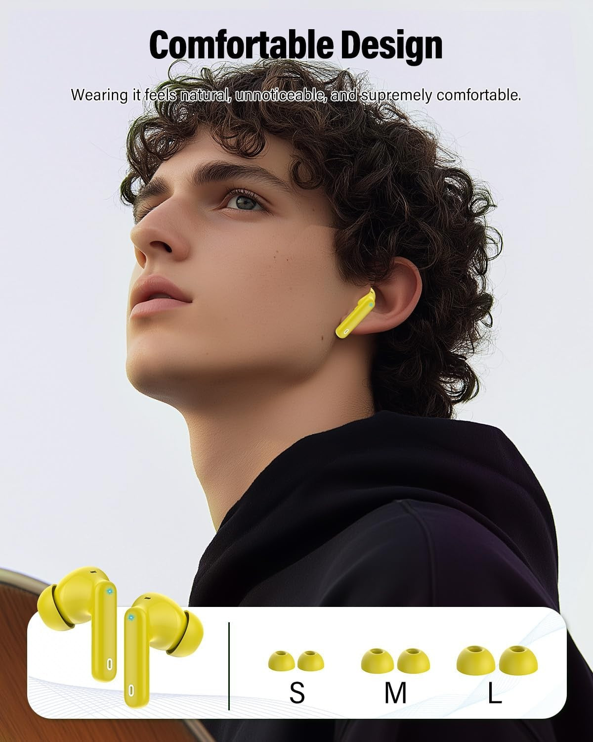 Wireless Bluetooth 5.4 Earbuds, Noise Cancelling, IP7 Waterproof, 36H Playtime,5