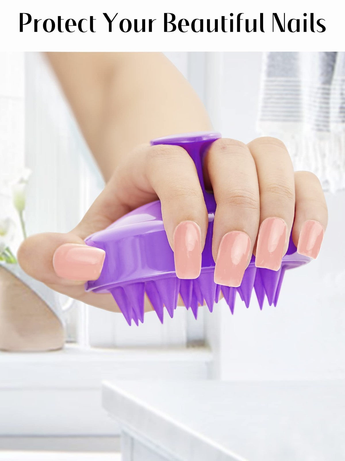 Scalp Massager Shampoo Brush   Soft Silicone Scrubber for Hair Growth & Dandruff2