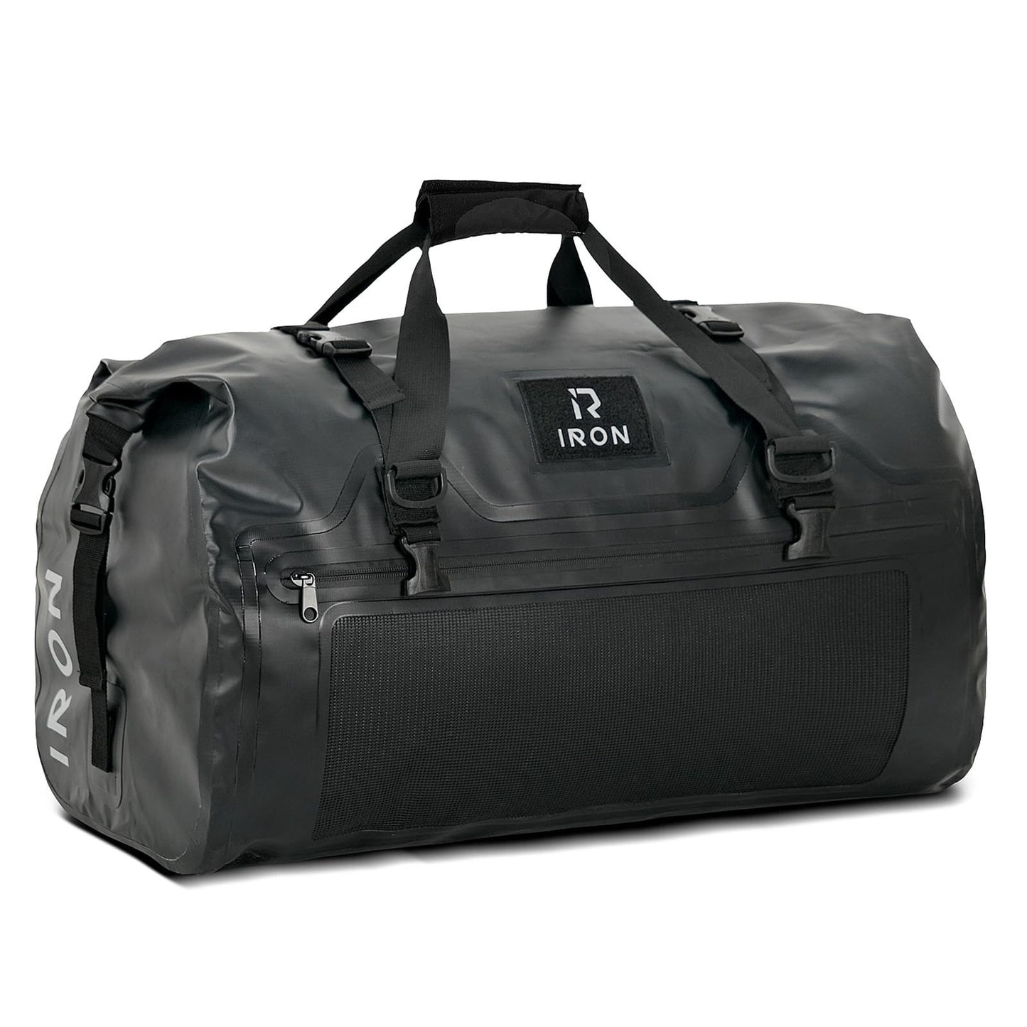 Waterproof Motorcycle Duffle Bag - 30L Tail Bag with Roll Top, Straps & Pockets0