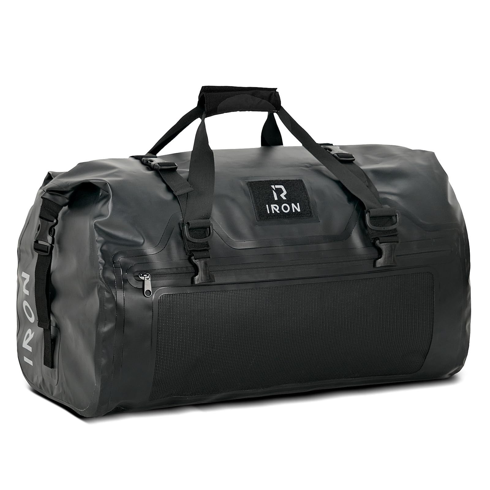 Waterproof Motorcycle Duffle Bag - 30L Tail Bag with Roll Top, Straps & Pockets0