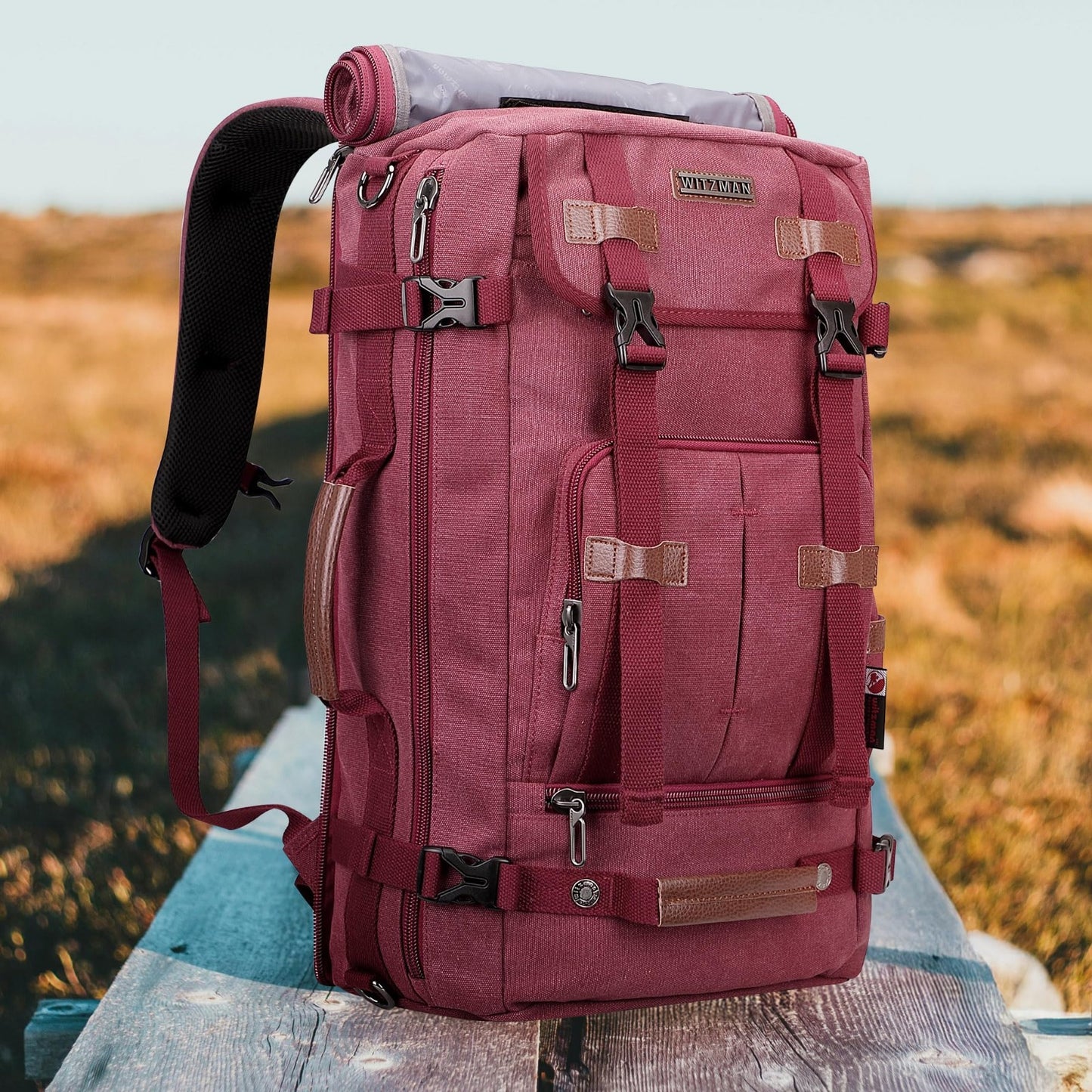 Vintage Canvas Travel Backpack for Women, Stylish Laptop Bag, Durable & Spacious2