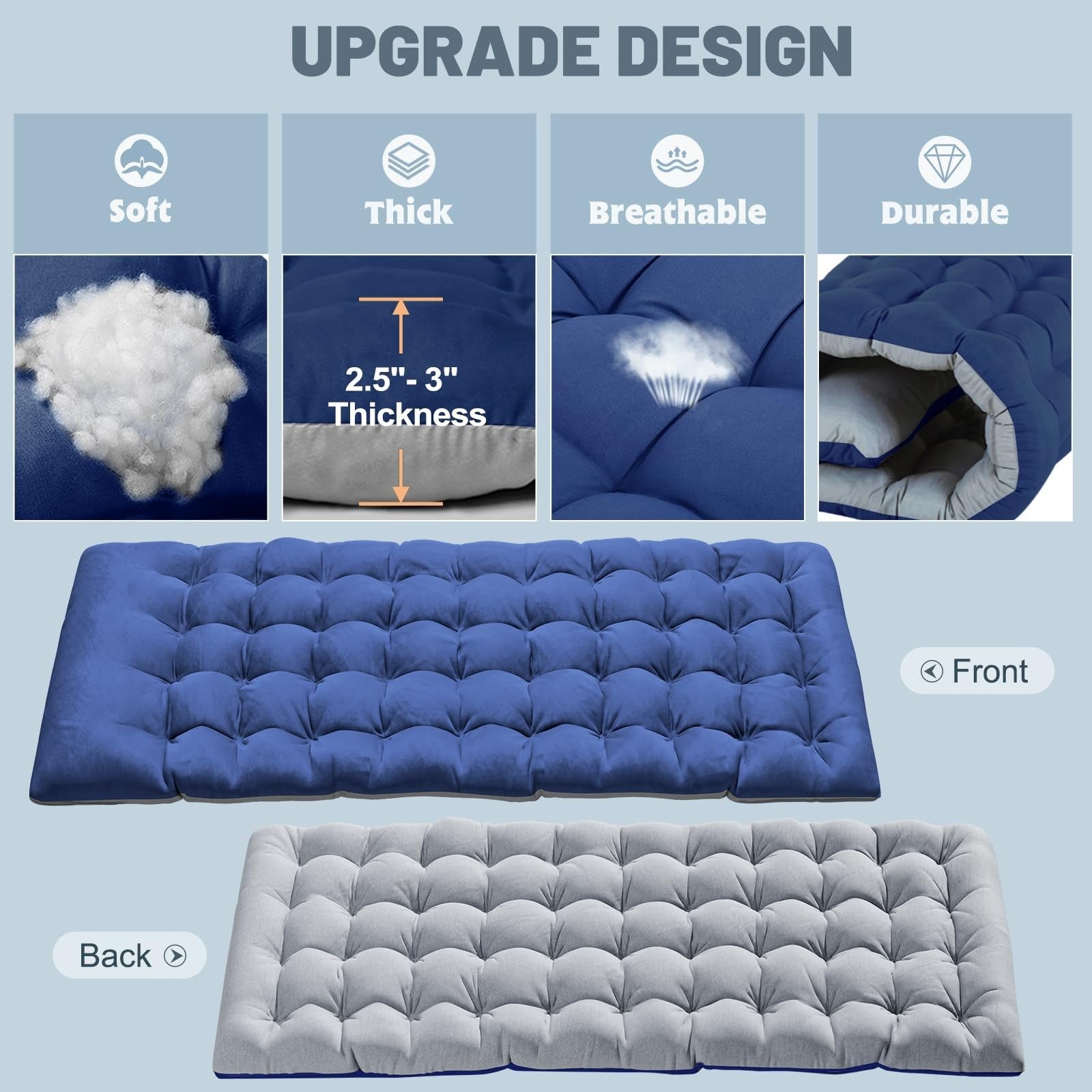 Oversized Folding Camping Cot for Adults   32" Wide, 900 lbs Capacity, Includes7