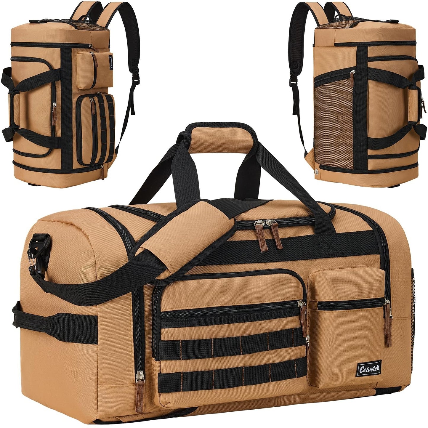 3-in-1 Sports Travel Duffel Bag 39L | Multipurpose Gym Bag with Wet Pocket & Sho1