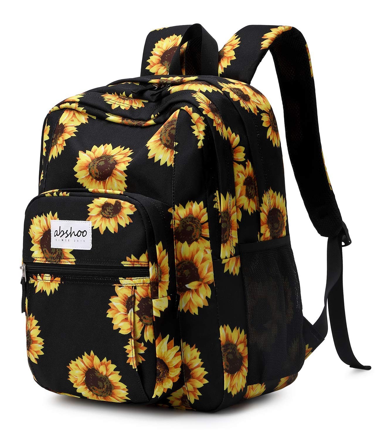 Sunflower Print Women's Backpack, Water Resistant School Bag for Teens, College1