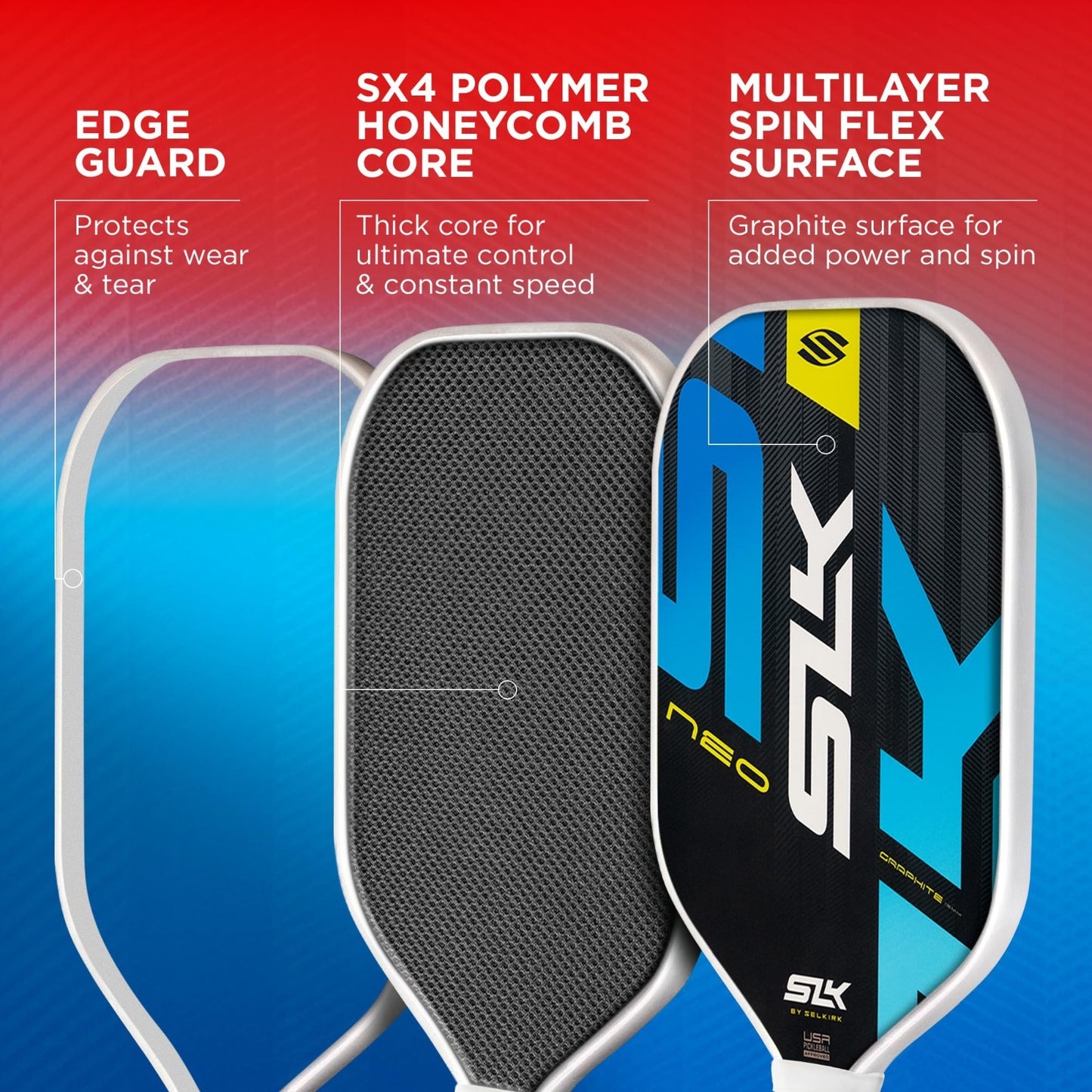 Pickleball Paddle Set of 2 with Pickleballs & Sling Bag | Graphite/Fiberglass Ra2