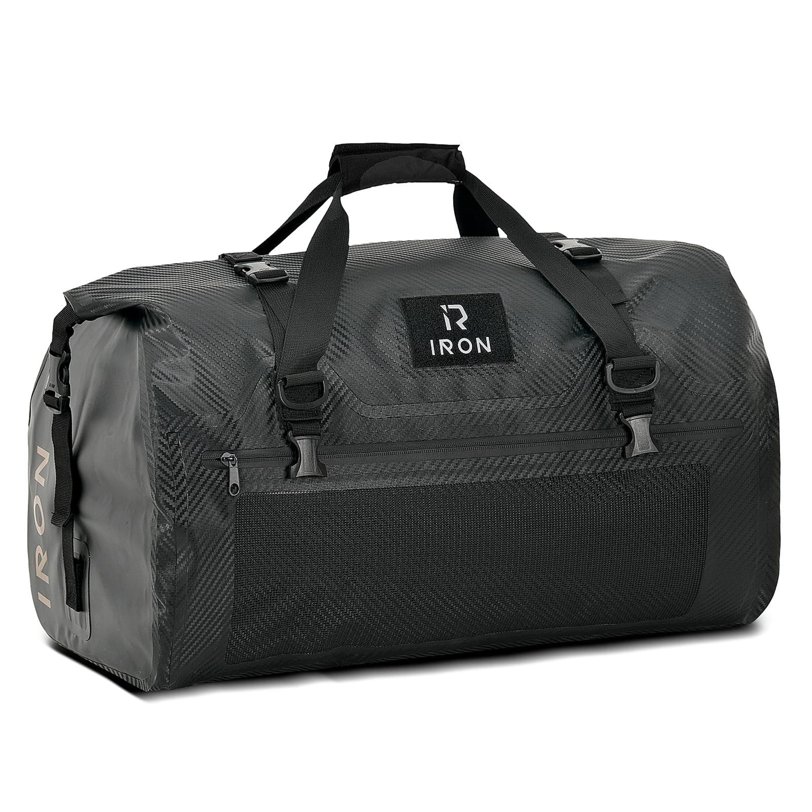 Waterproof Motorcycle Duffle Bag - 30L Tail Bag with Roll Top, Shoulder Straps,1