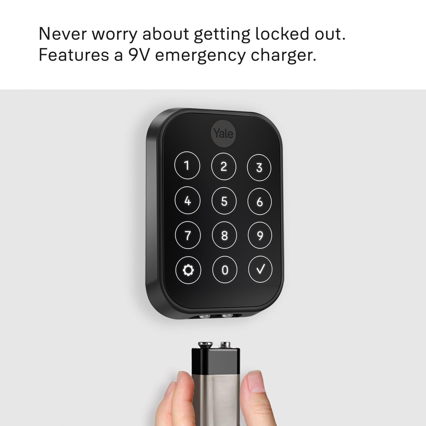 Touchscreen Deadbolt with Bluetooth, Smart Lock, Lifetime Brass Finish, Keyless6