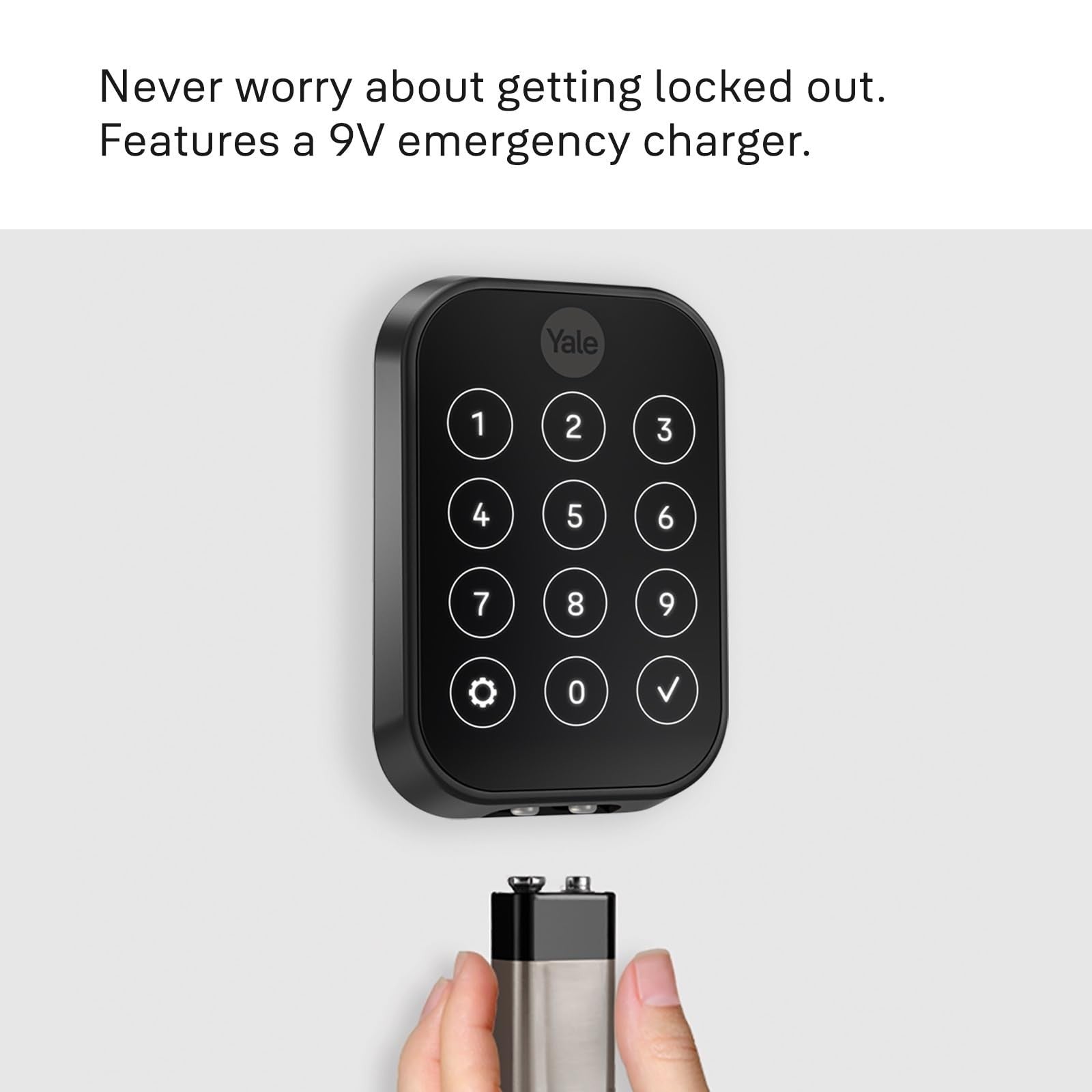 Touchscreen Deadbolt with Bluetooth, Smart Lock, Lifetime Brass Finish, Keyless6