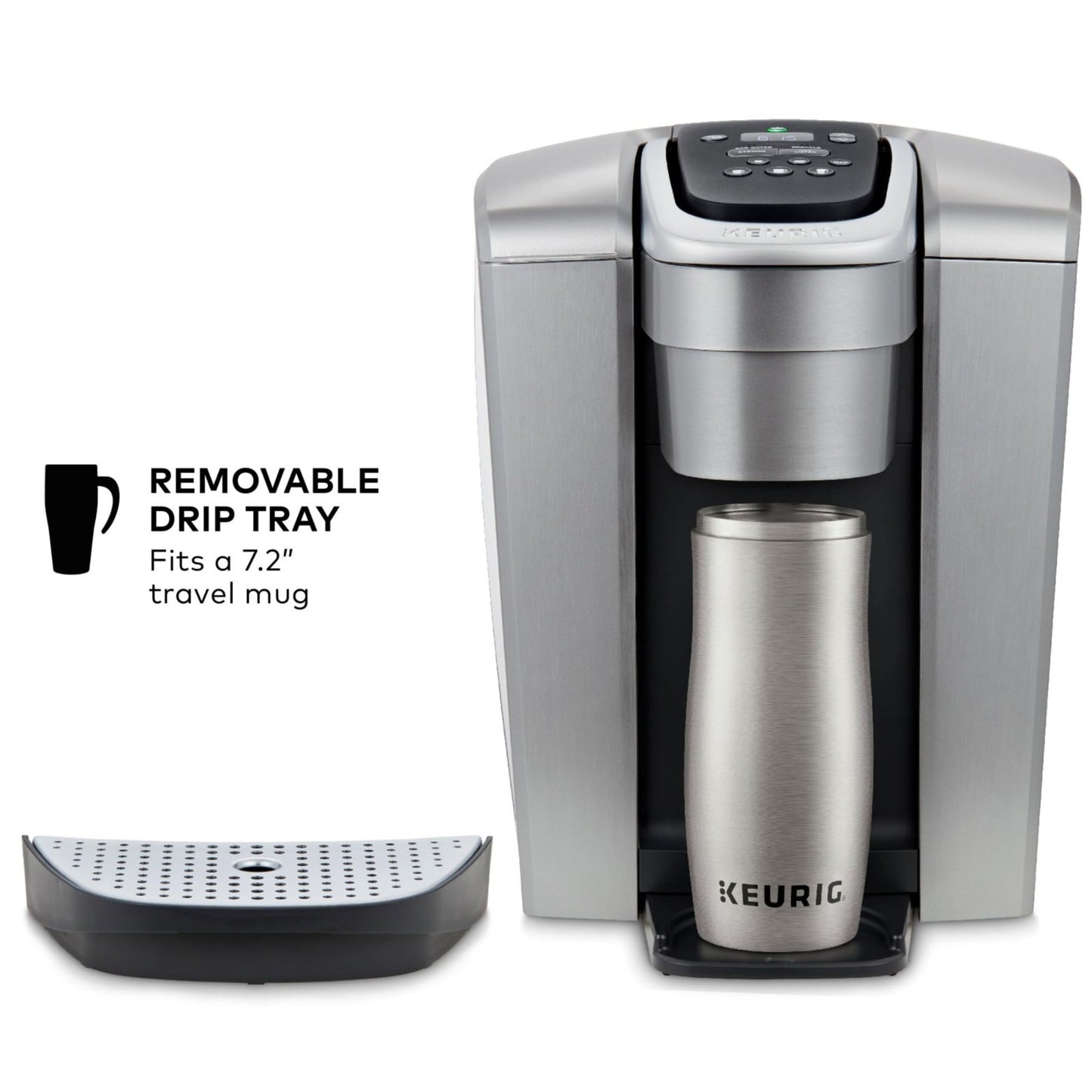 Single Serve Coffee Maker with Strength Control, Iced Coffee, 8-12oz Brew Size,4