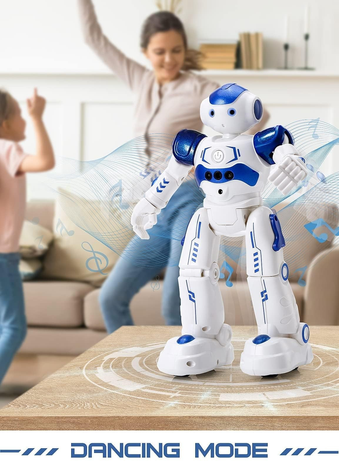 Programmable RC Robot Toy for Kids   Gesture Control, Smart Remote, Ages 3 8, Gi5