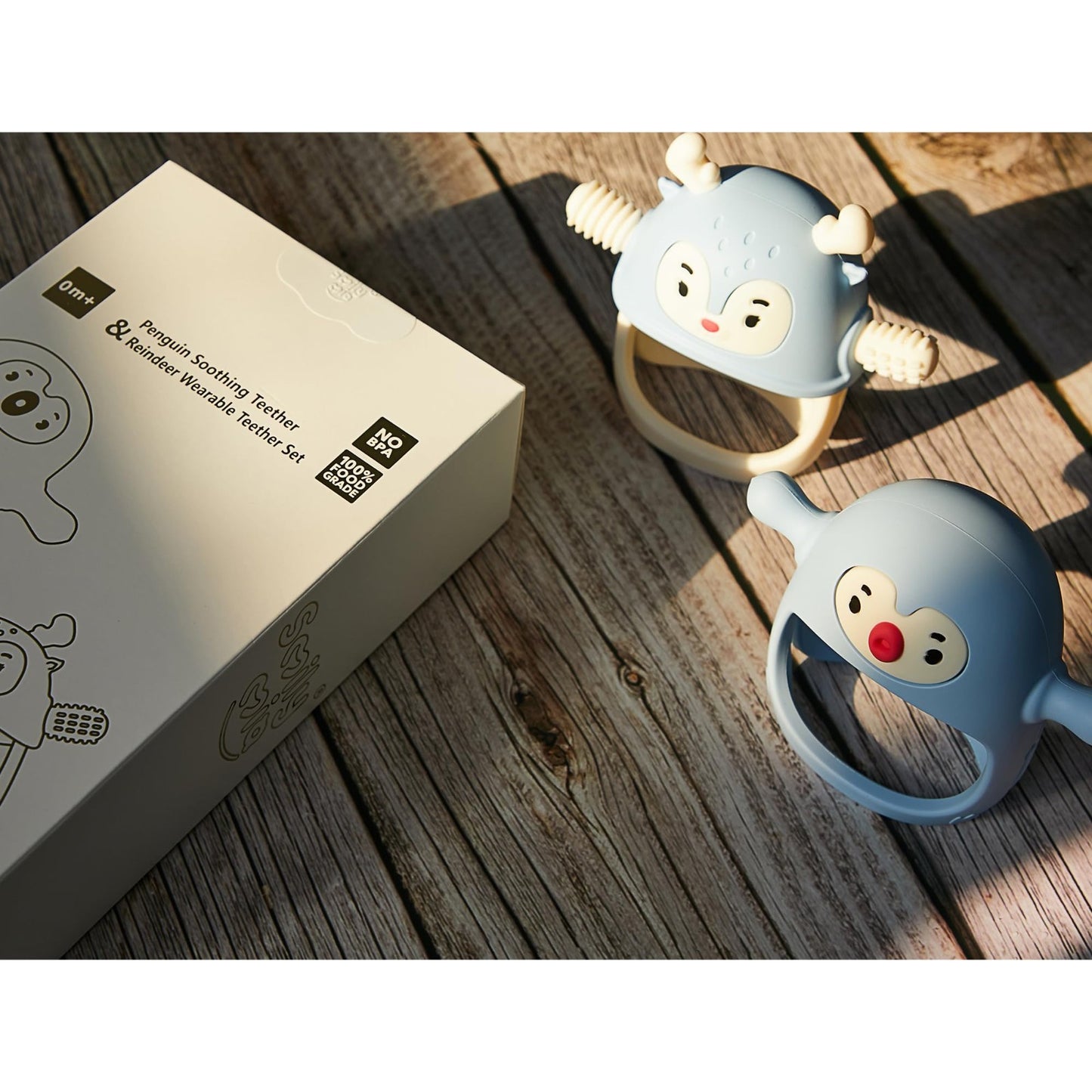 2 Pack Baby Teething Toys   Silicone Teething Mittens, BPA Free, 0 12 Months, Li5