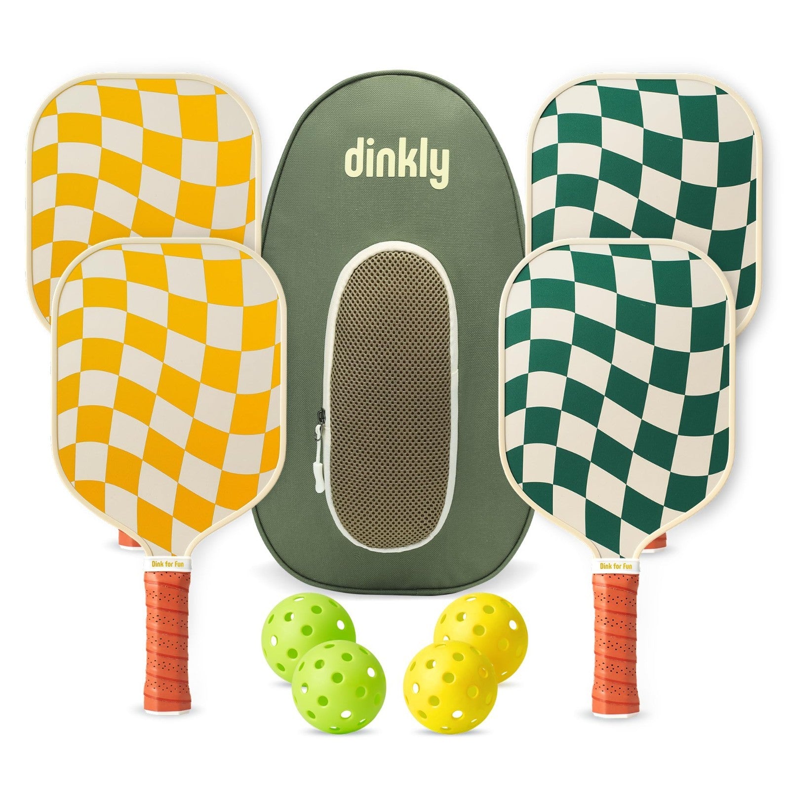 Pickleball Paddle Set of 2/4 - USAPA Approved, Graphite/Fiberglass, Includes Bal1