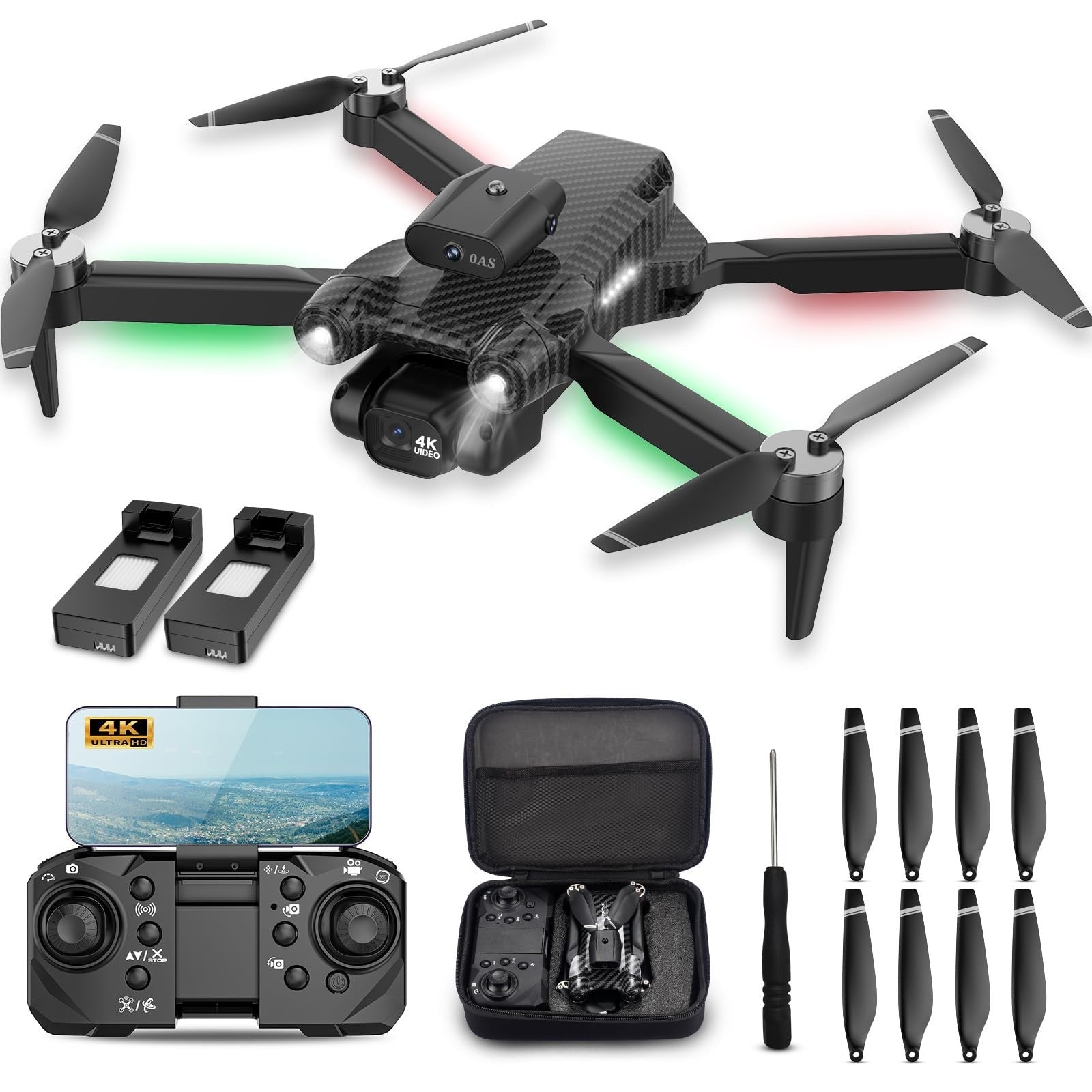 **Optimized eBay Title:**  4K HD Camera Drone for Kids & Adults, Mini RC Quadco1