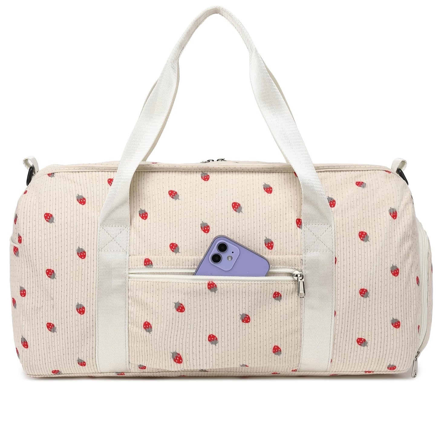 Cute Girls Duffle Bag with Shoes Compartment & Wet Separation - Waterproof Gym &8