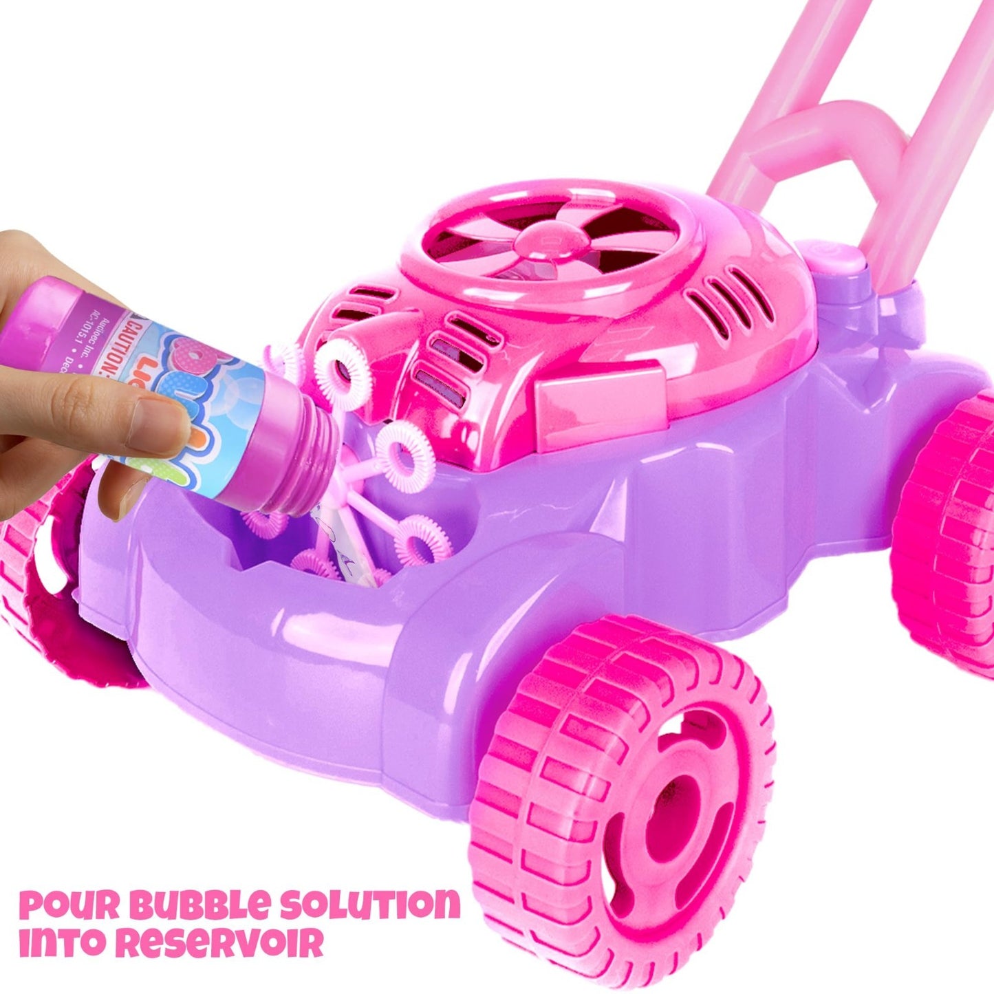 Bubble Lawn Mower for Toddlers 1-3 | Outdoor Bubble Machine & Gardening Toy for5