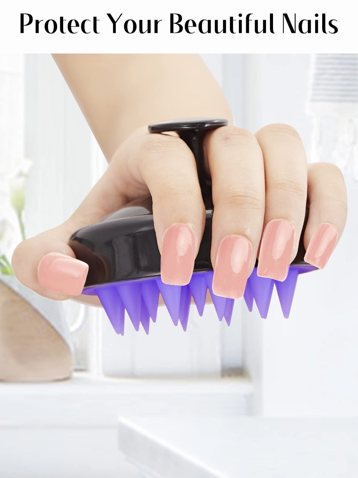Scalp Massager Shampoo Brush   Soft Silicone Scrubber for Hair Growth & Dandruff3