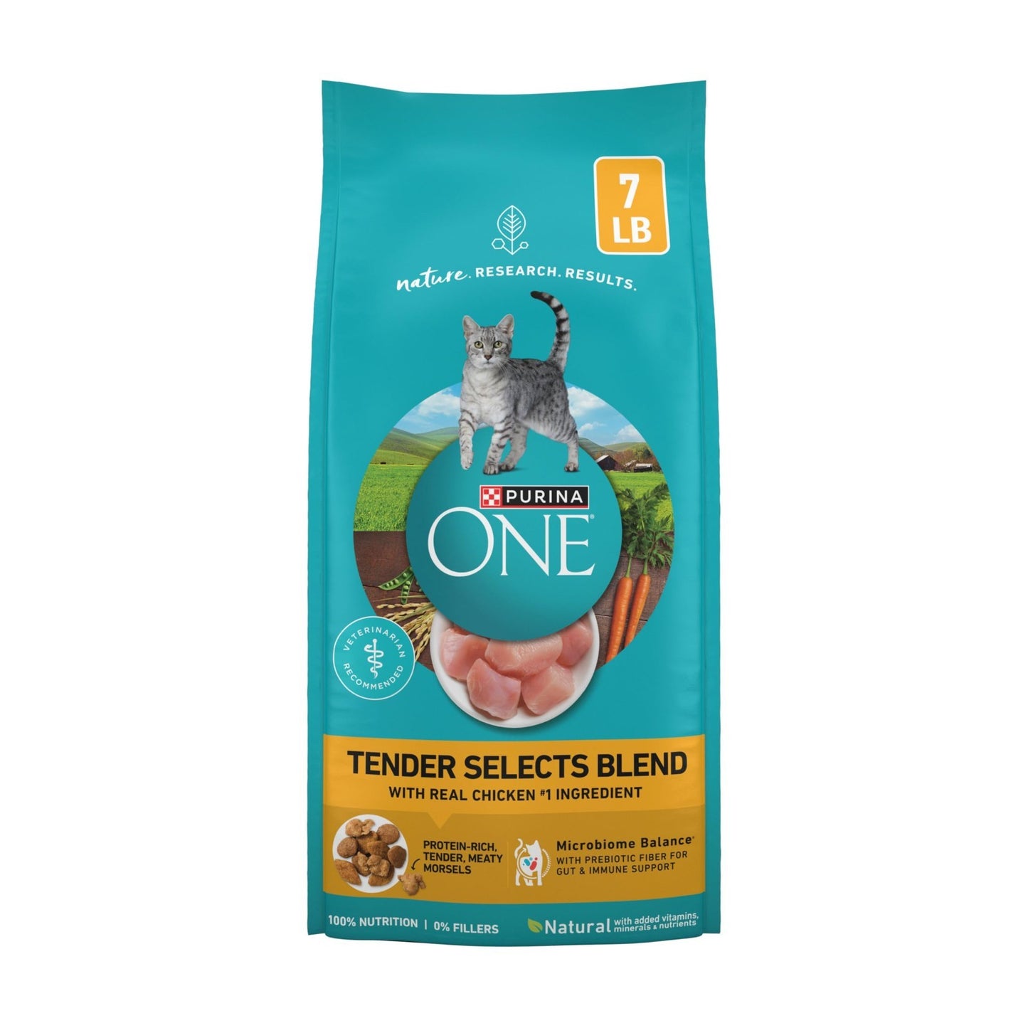 Tender Selects Dry Cat Food, Chicken Flavor, 7 lb Bag   Premium Nutrition for Ca1
