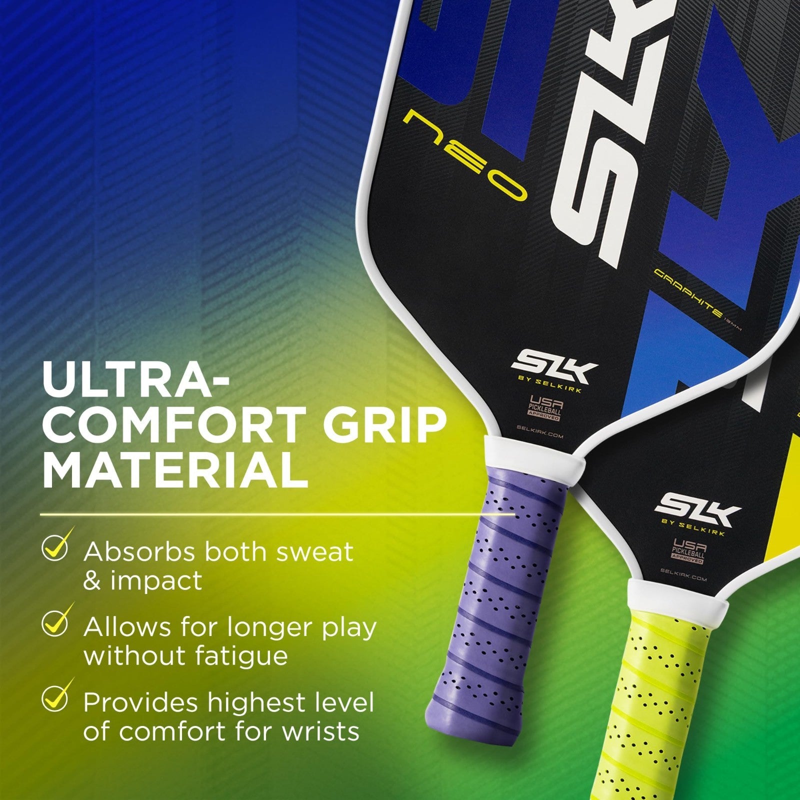 Set of 2 Pickleball Paddles with Pickleballs & Sling Bag | Graphite/Fiberglass R3