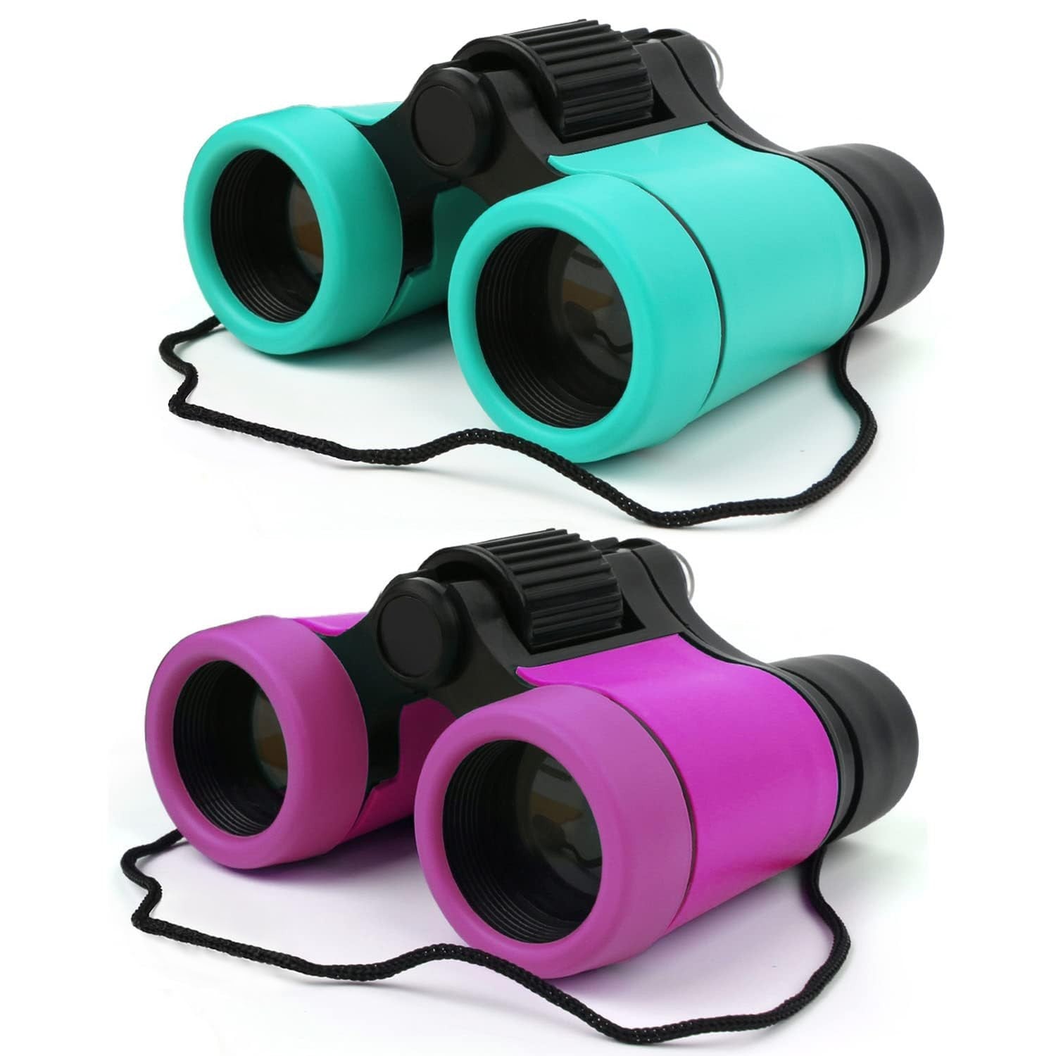 Kids Binoculars Set   Shockproof Toy for Ages 3 12, Bird Watching, Learning, Hik1
