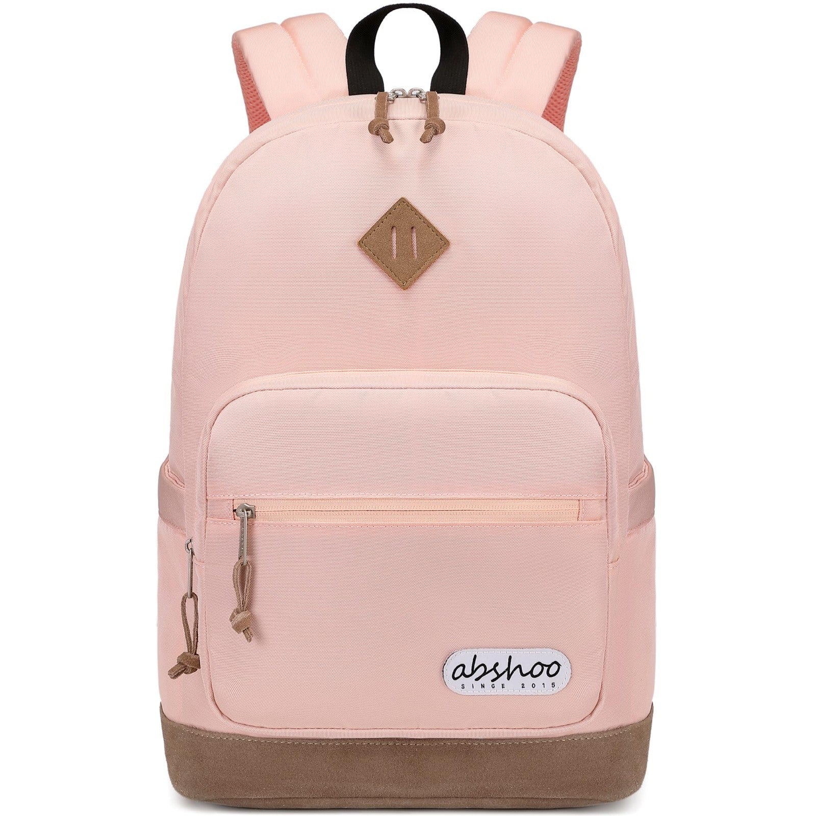 Classic Pink Backpack for School & College   Stylish Bookbag for Teens & Girls0