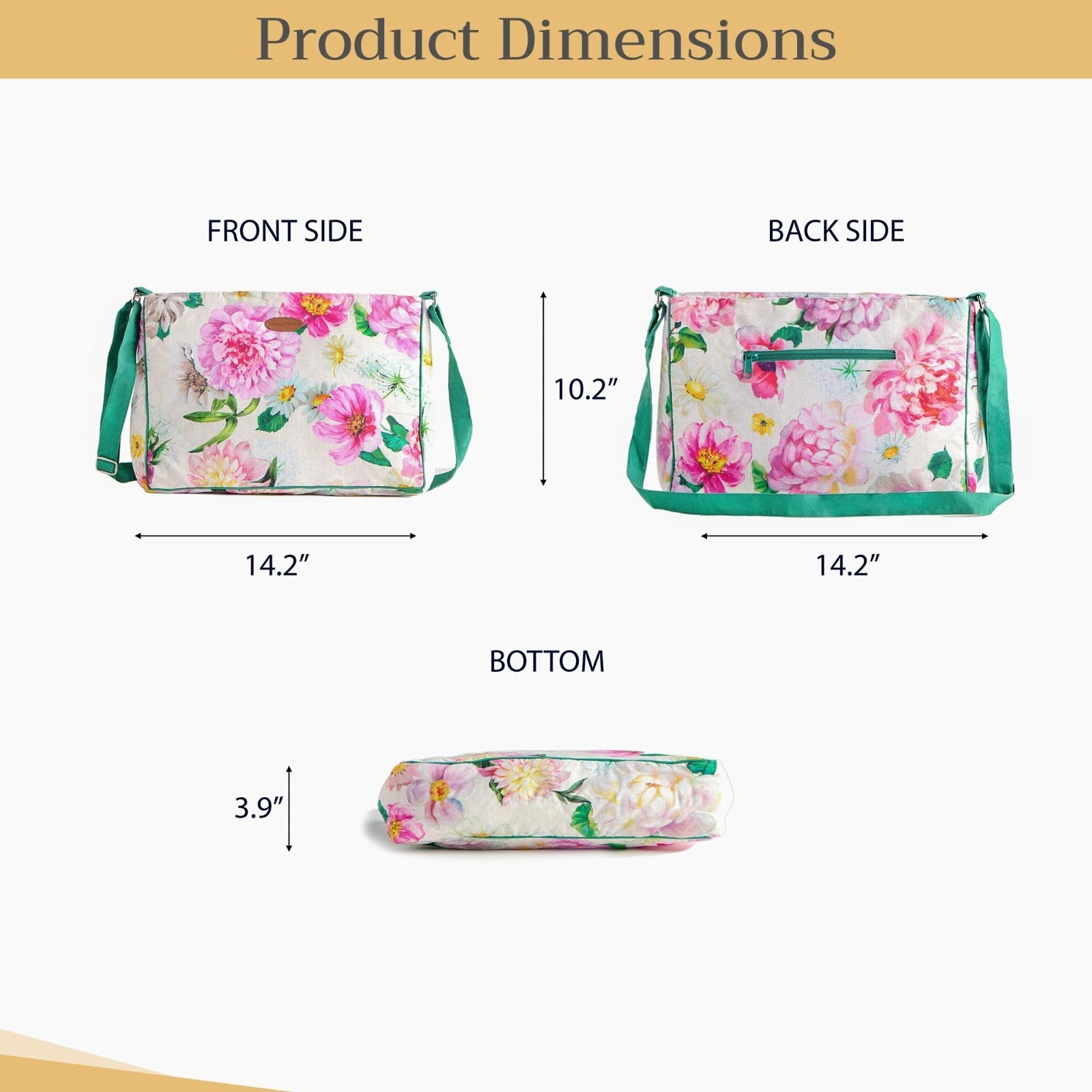 Stylish Cotton Shoulder Bag for Women   Versatile Handbag, Everyday Use, Fashion4