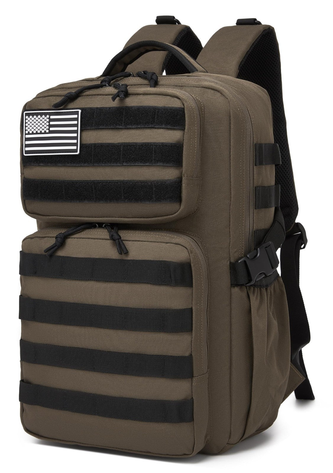 Waterproof Military Tactical Backpack   3 Day Assault Pack, Molle Daypack with W2