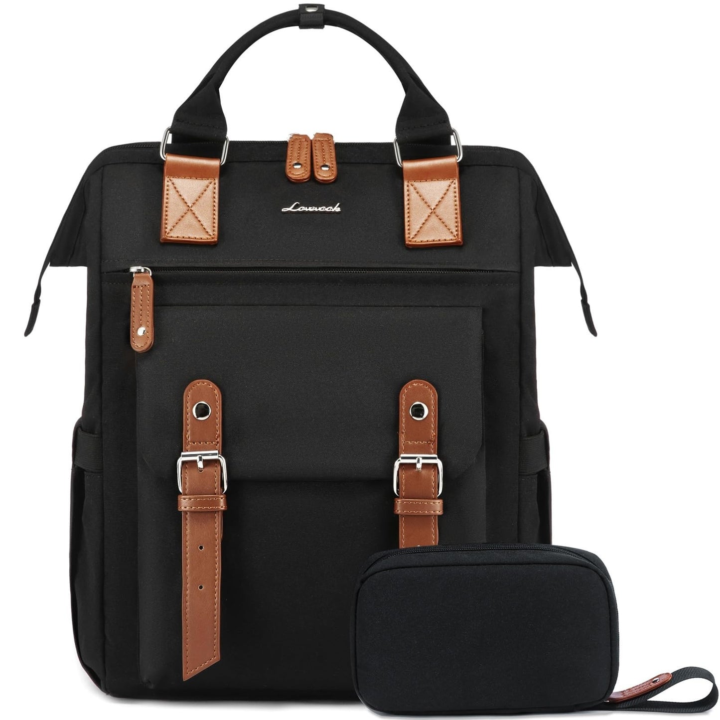 Stylish Laptop Backpack Purse for Women   15.6" Commuter Bag for Work, Travel, C1