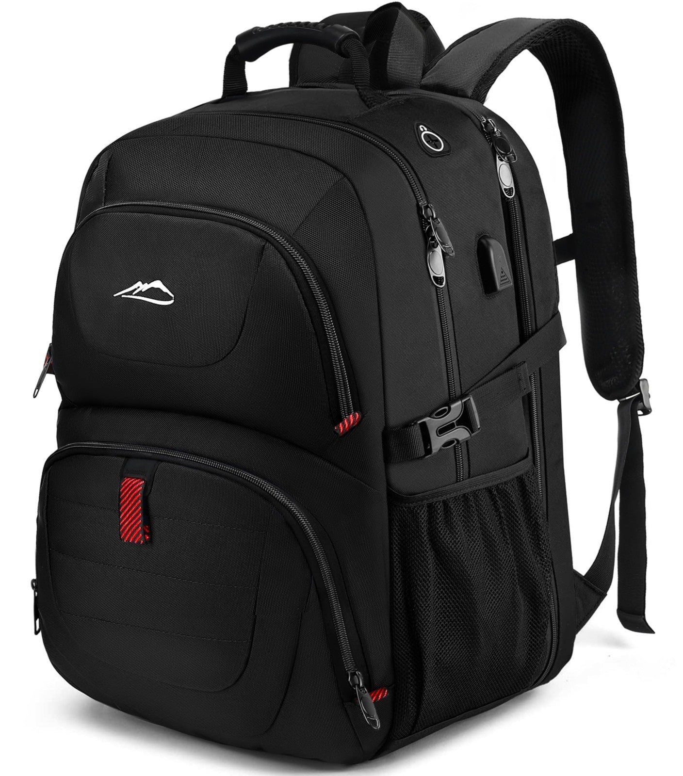 Extra Large Anti Theft Travel Backpack for 17" Laptop, USB Charging, TSA Approve1