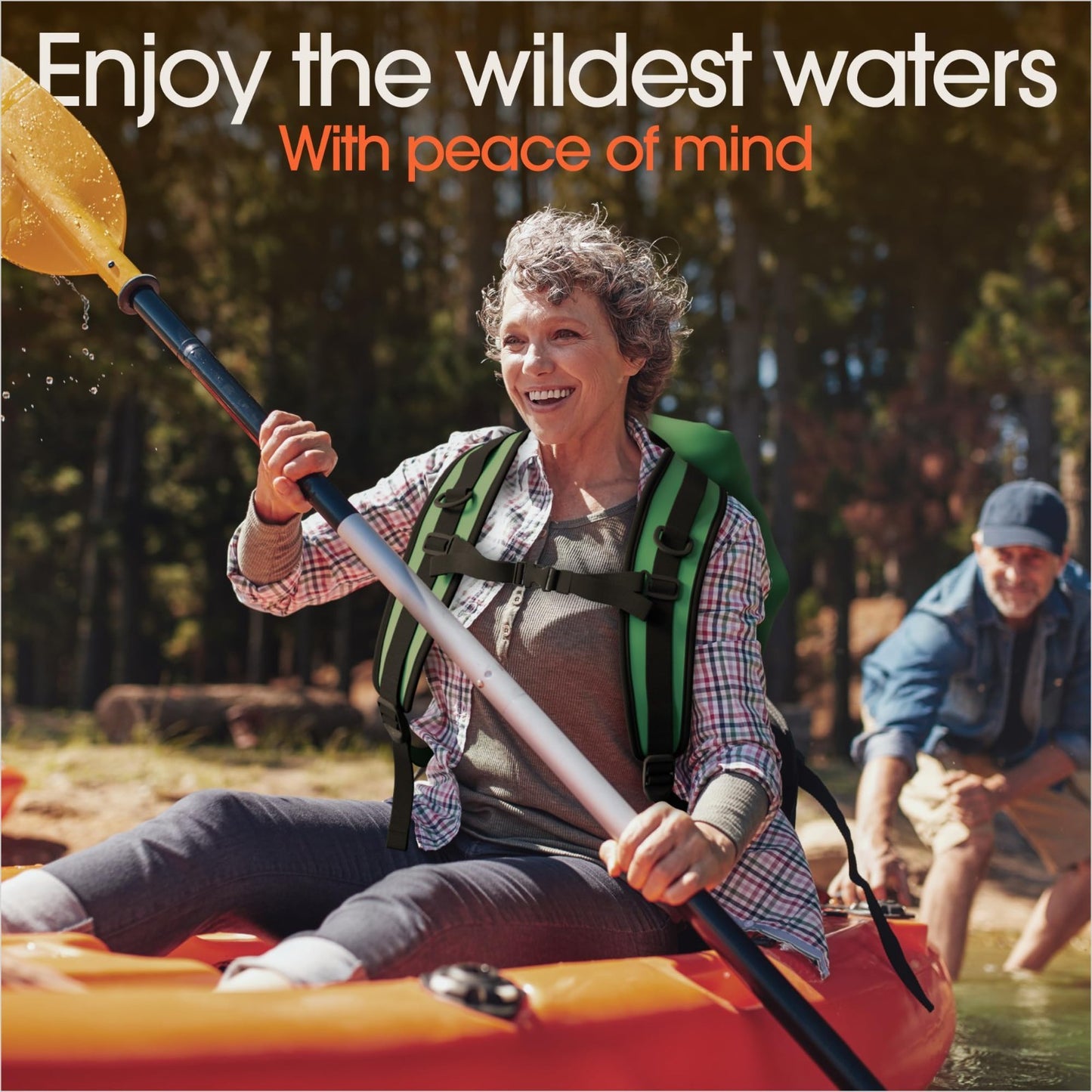 Waterproof Dry Bag Backpack   Roll Top Sack for Kayaking & Outdoor Gear + Phone6