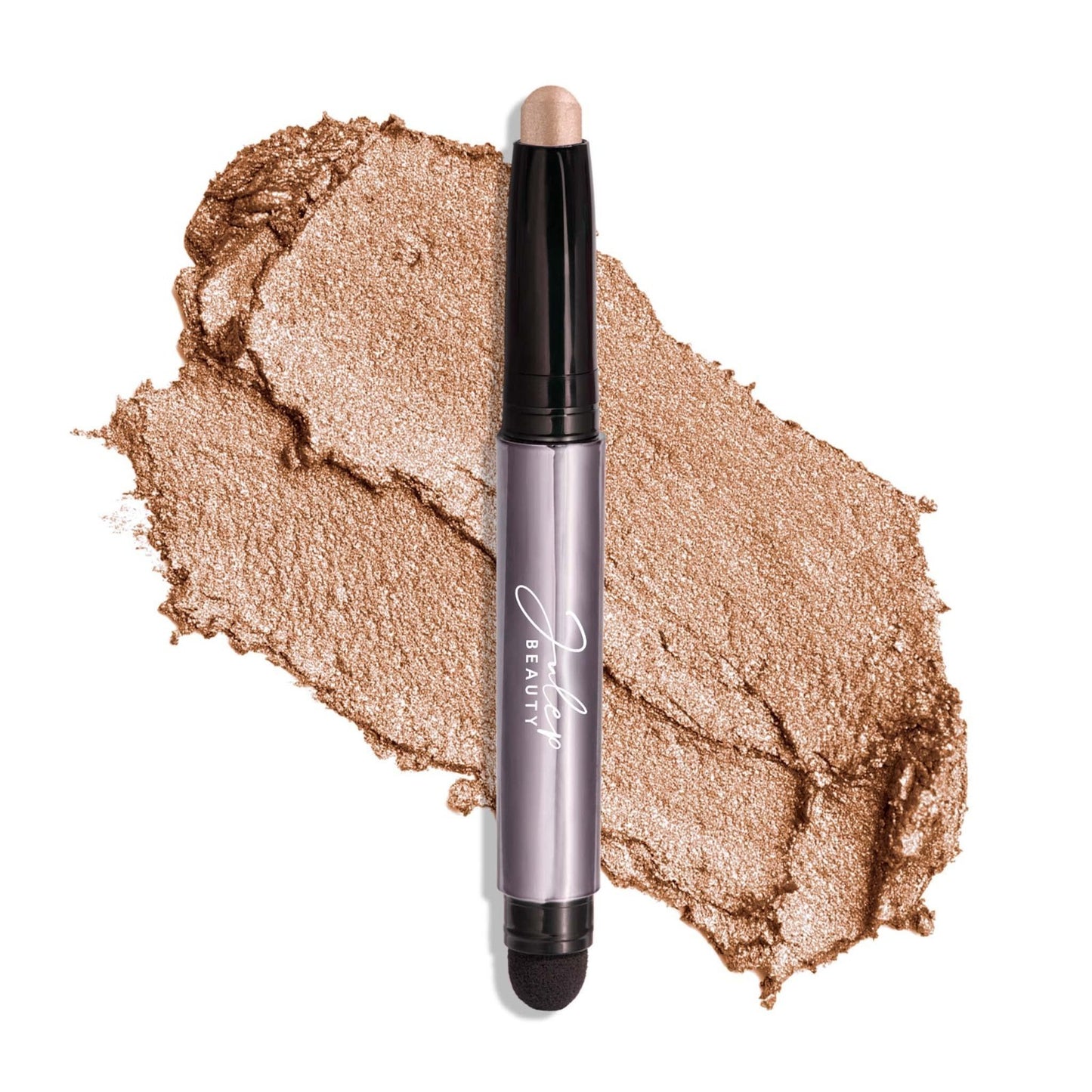 Crème-to-Powder Eyeshadow Stick - Sand Shimmer, Long-Lasting, Easy Application1