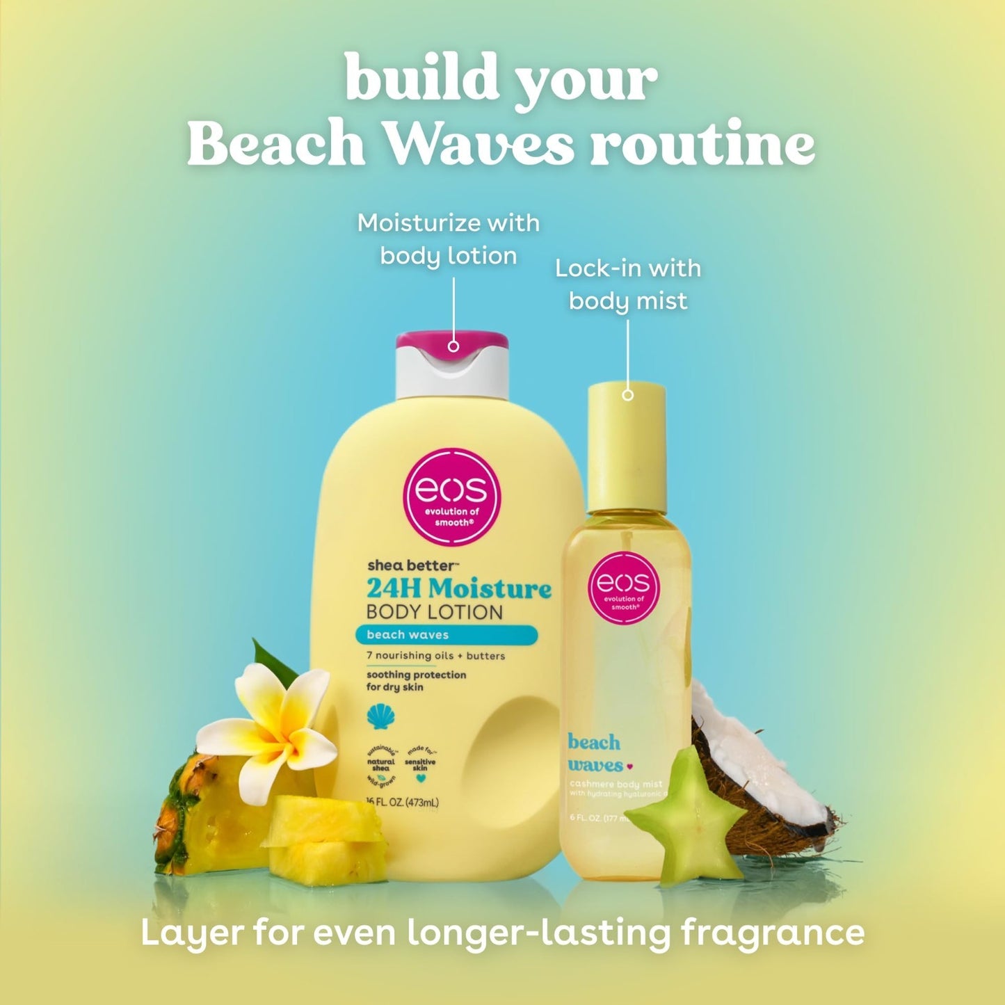 Shea Butter Body Lotion   24 Hour Moisture, Lightweight & Non Greasy, Vegan, Coc7