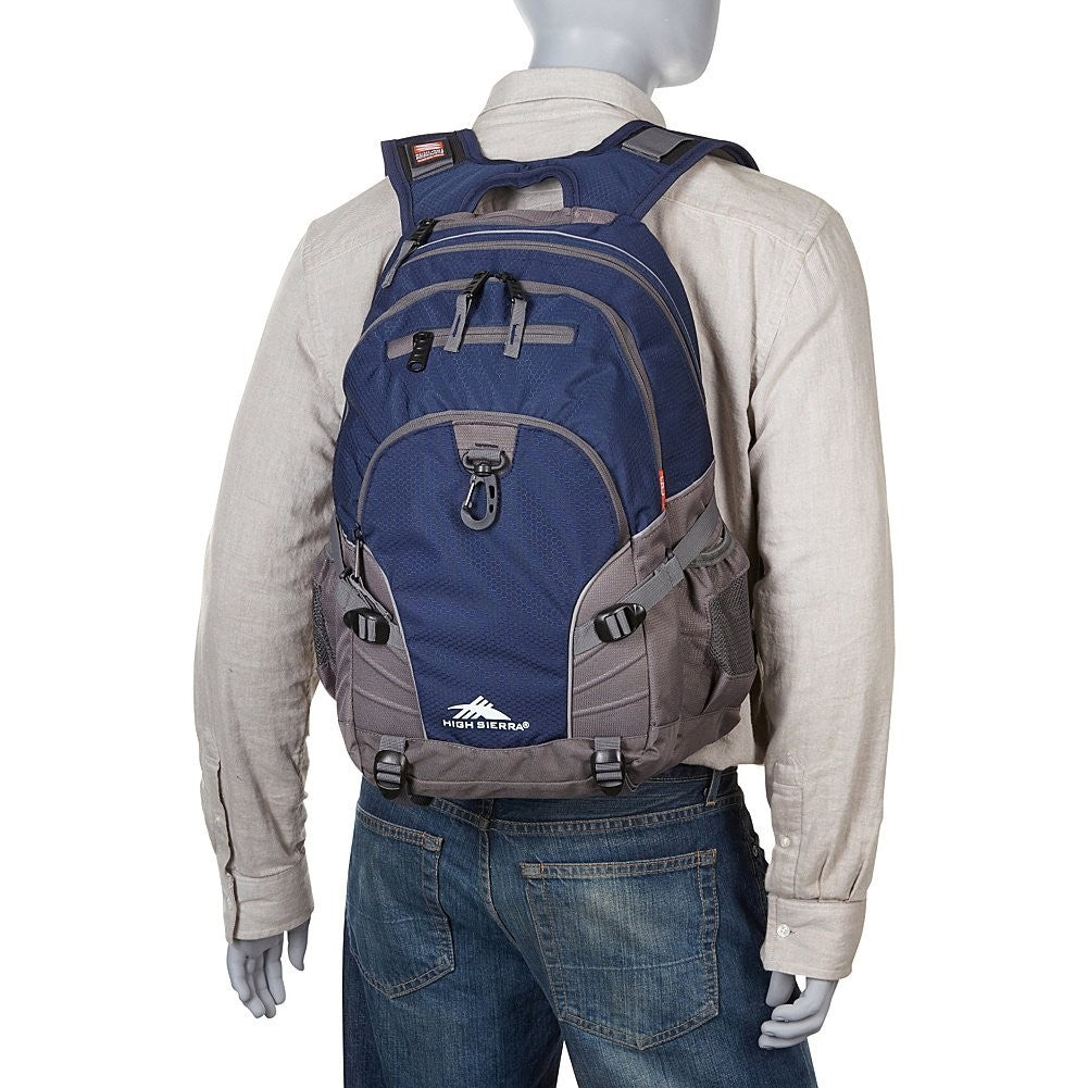 Versatile Travel & Work Backpack, Tablet Sleeve, One Size, Sequin Bluebird Desig4