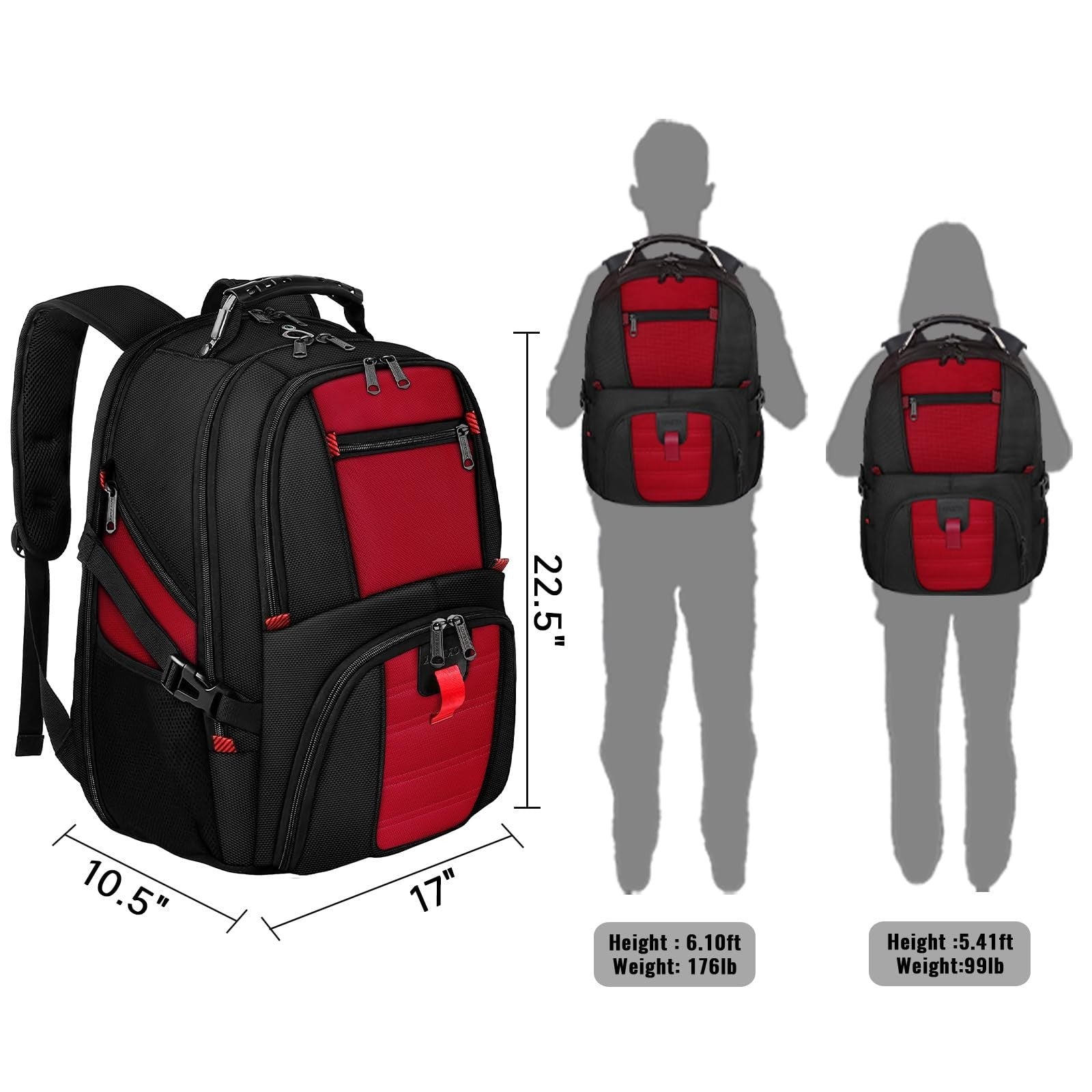 Large Laptop Backpack for Women, Heavy Duty Travel Bag, Stylish & Durable Design6