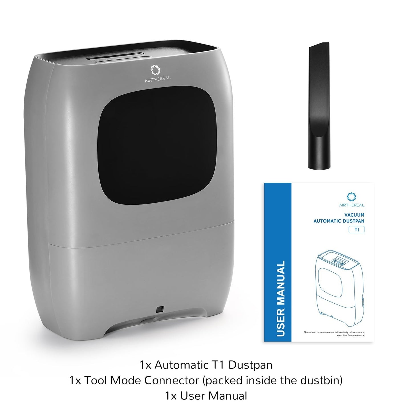 Touchless Vacuum Automatic Dustpan, Auto Sensor, 20Kpa Power, HEPA Filtration, 77