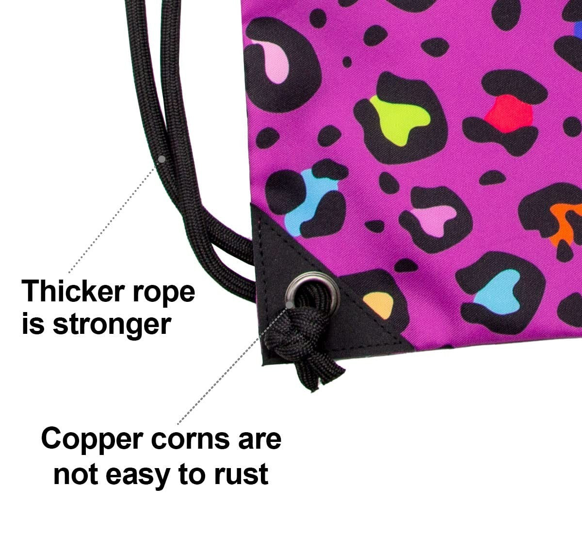 Durable Drawstring Backpack Bag for Sports, Gym, Travel & Outdoor Activities3