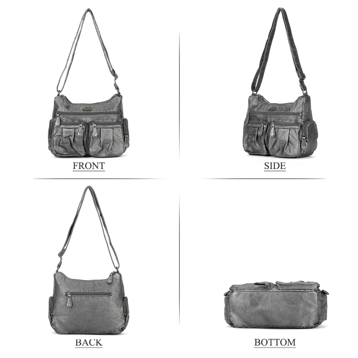 Stylish Crossbody Bags for Women   Medium Faux Leather Shoulder Handbags & Purse3