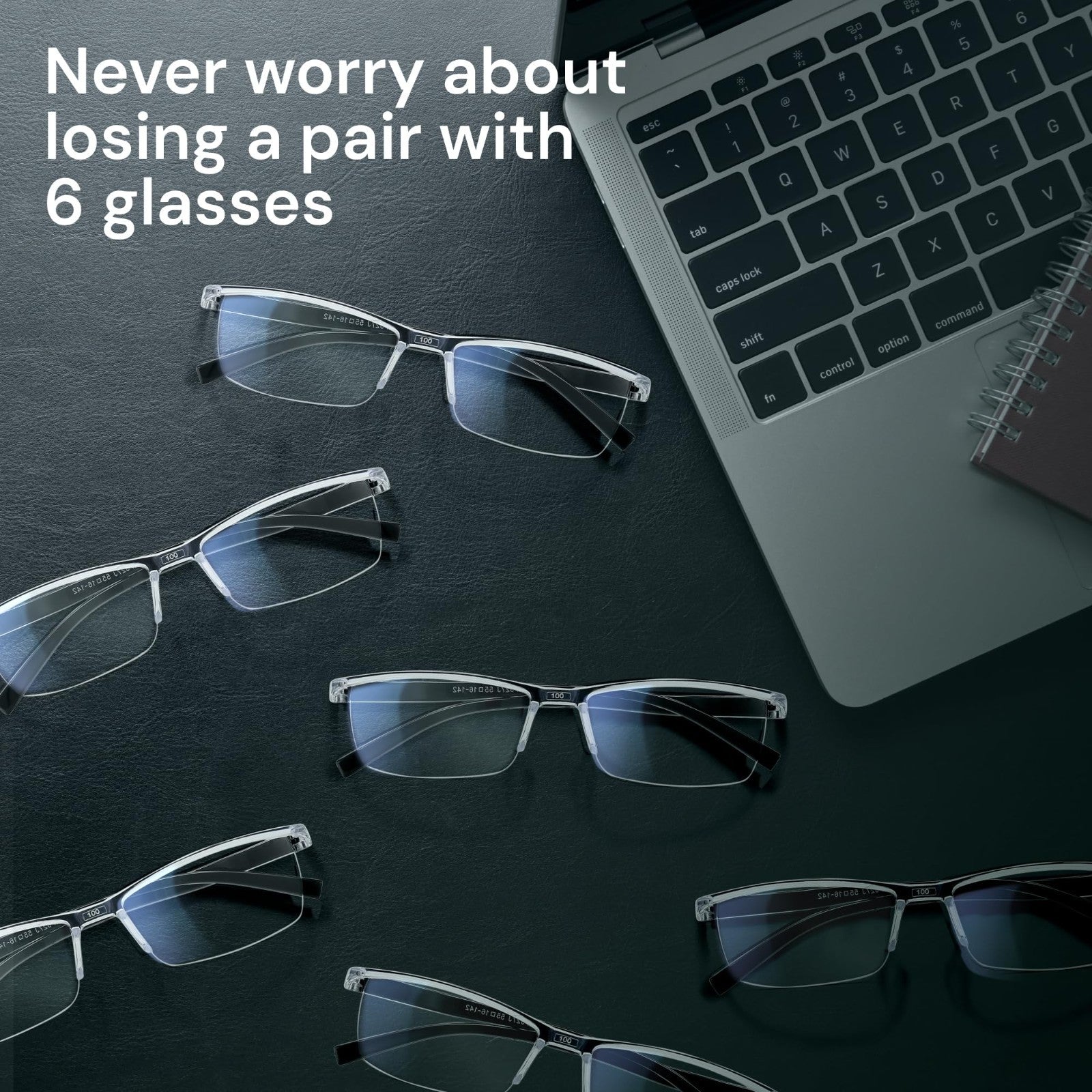 Durable Blue Light Filtering Reading Glasses for Men - Comfortable TR90 Frames7