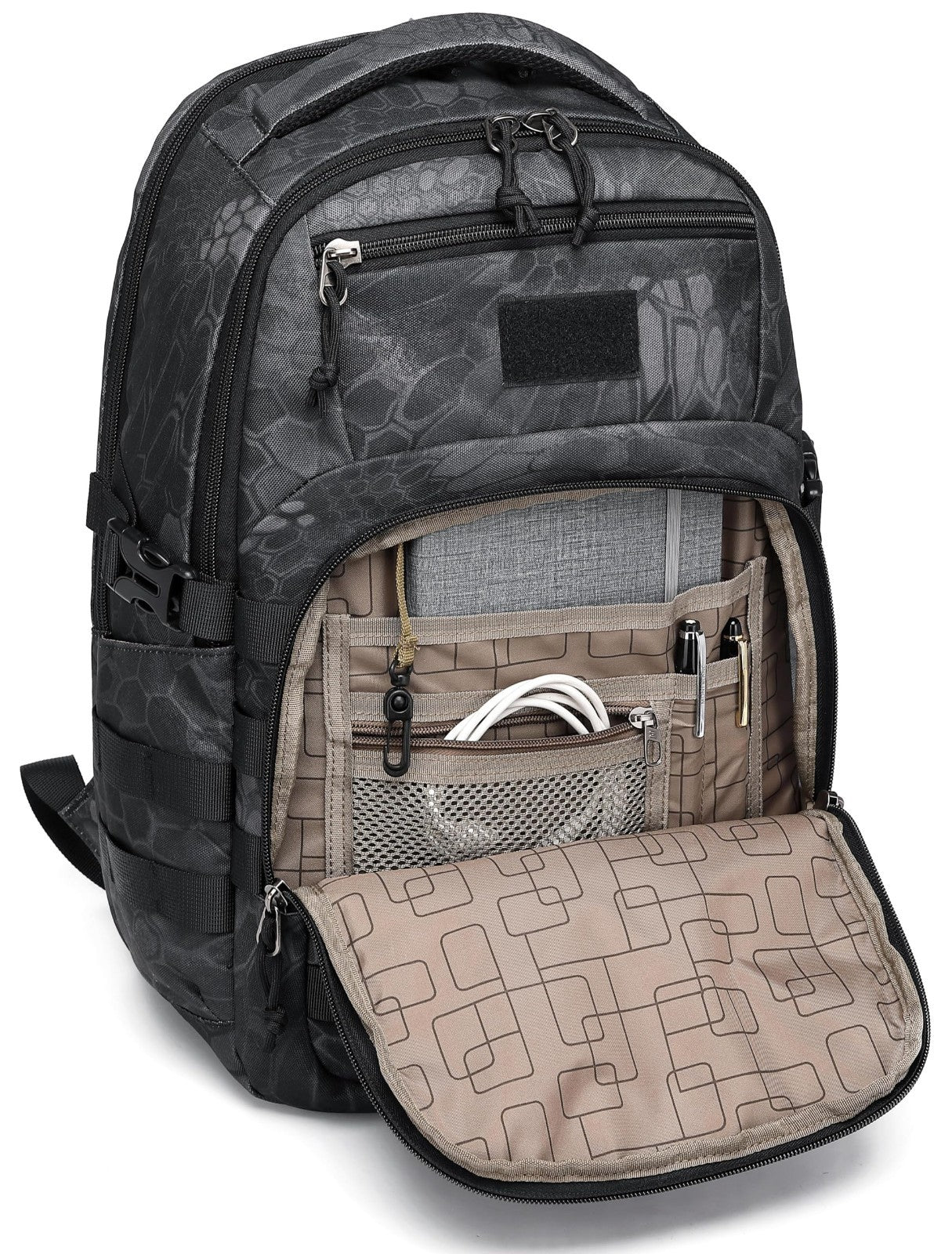 Tactical Military Backpack for Men   Small Black Assault Bag, Outdoor Gear3