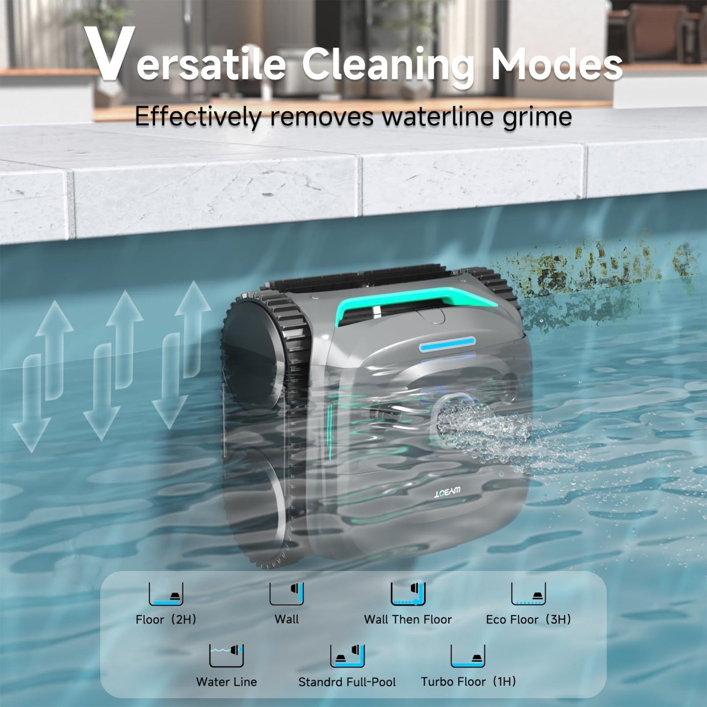 Cordless Pool Vacuum Robot for Inground Pools | 2152 Sq.ft Cleaning, App Control7