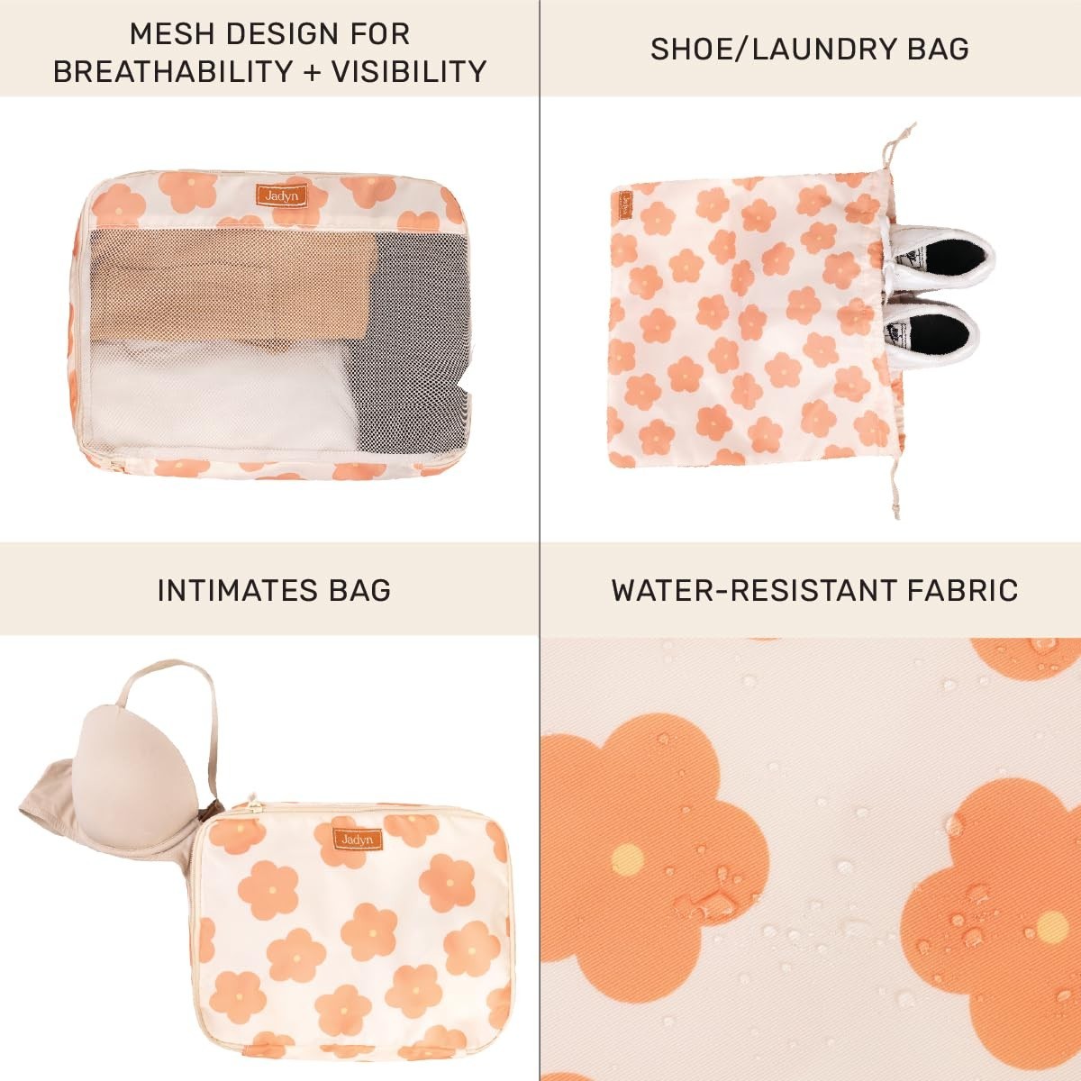 6-Piece Packing Cubes Set for Travel, Large Organizer for Suitcase & Luggage3