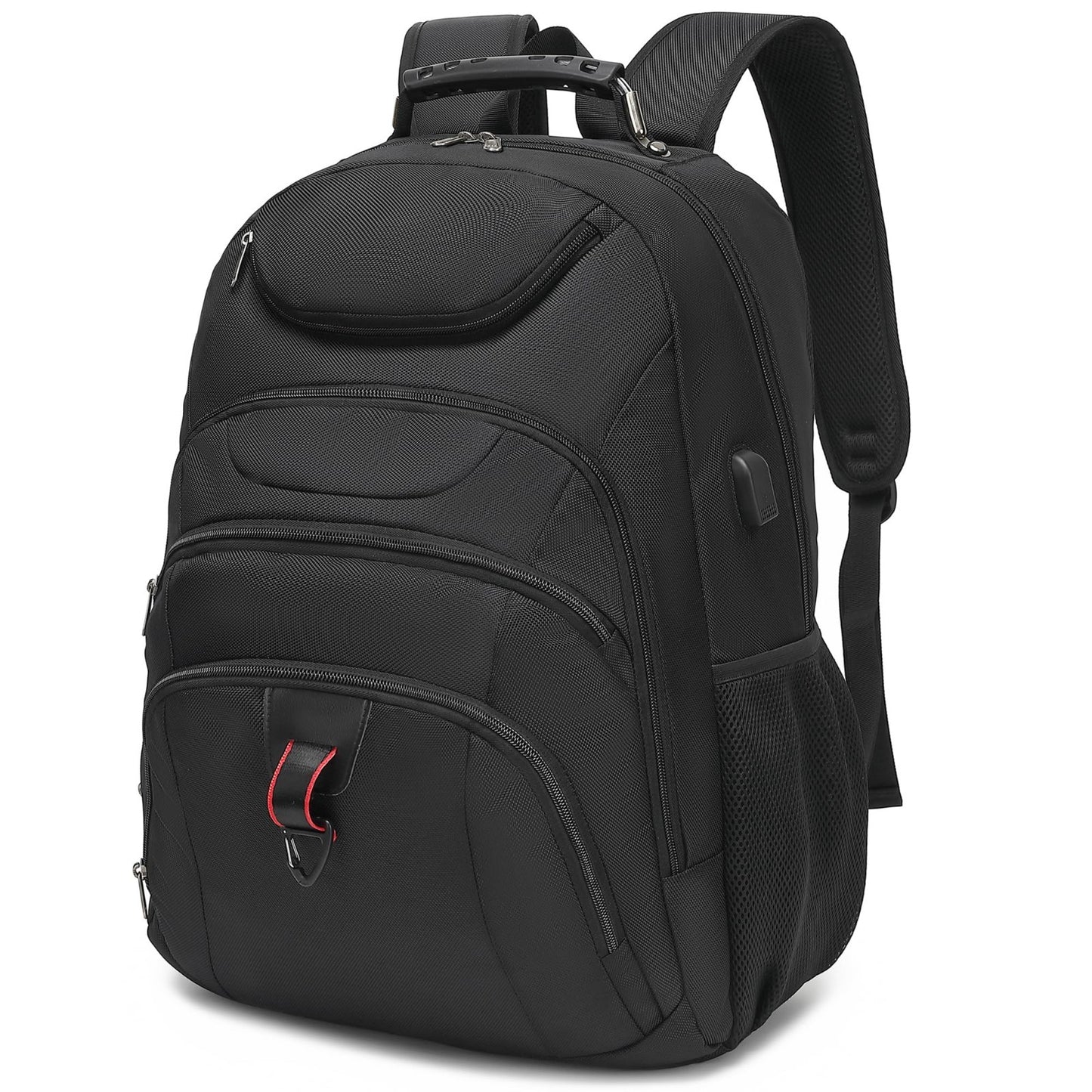 Extra Large 37L Laptop Backpack for Men, 18.4" Gaming Travel Bag with USB Port,1