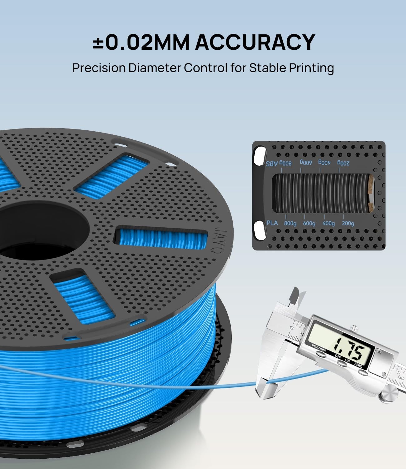 Flexible TPU 3D Printer Filament 1.75mm 1kg Reusable Spool - White, High Resilie4