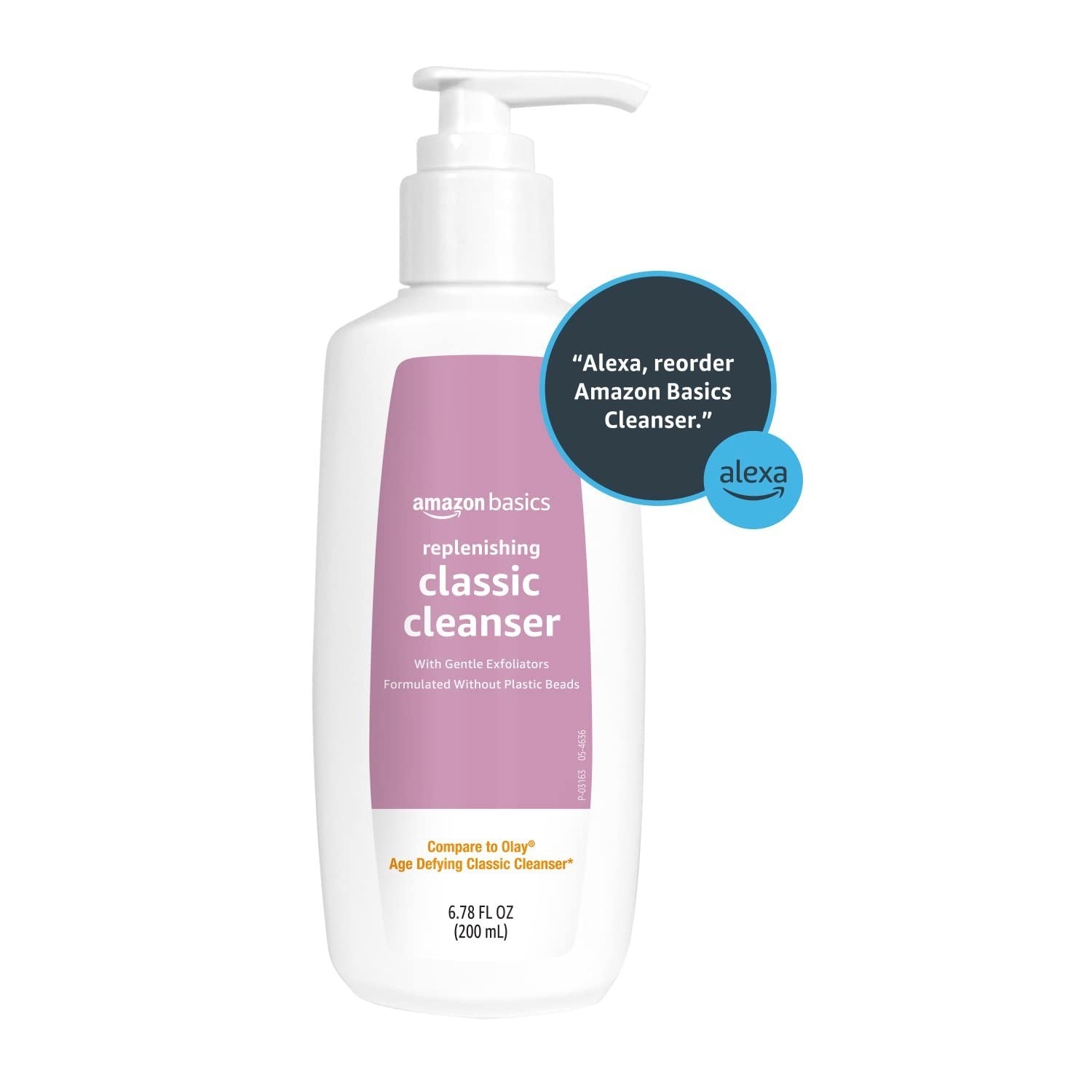Gentle Exfoliating Face Wash - Daily Replenishing Cleanser, Refreshing, 3 Pack 65