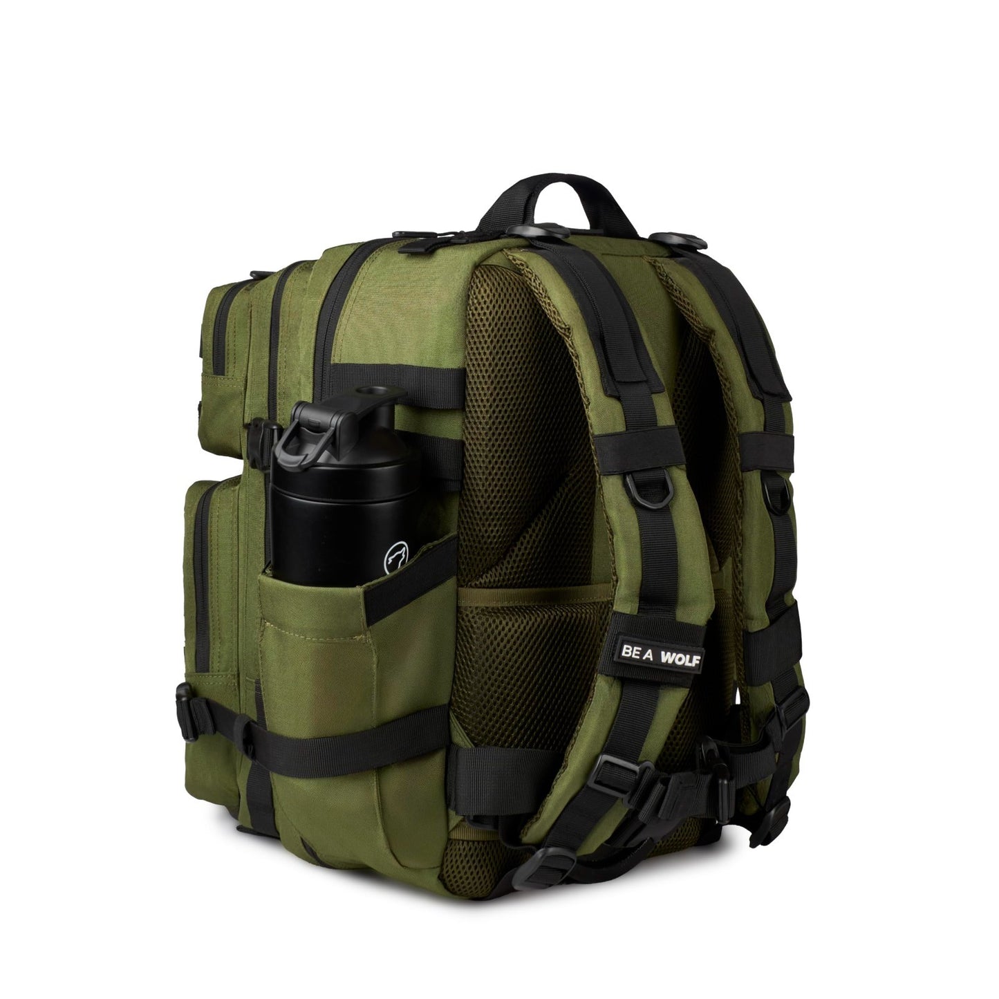Durable 35L Waterproof Gym Backpack   1000D Oxford, MOLLE Webbing, Laptop Pocket7