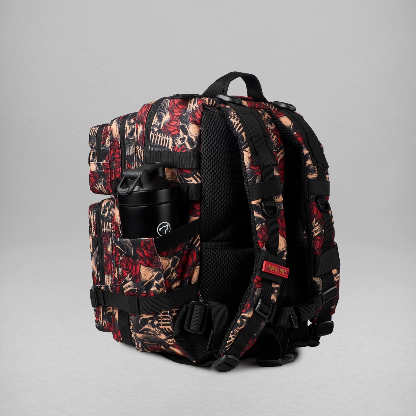 Durable 35L Waterproof Gym Backpack   1000D Oxford, MOLLE Webbing, Laptop Pocket4