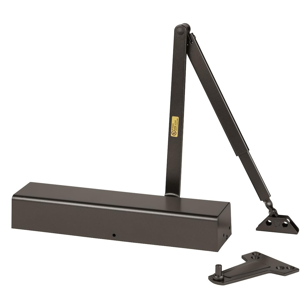Heavy Duty Hydraulic Door Closer, Adjustable Spring Size 1 6, ADA Compliant, Sur2