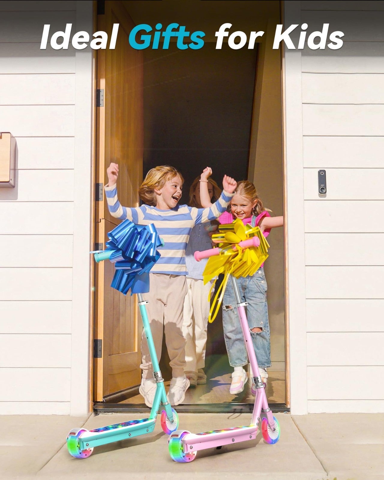 Kids Electric Scooter 3-8 Years, Safe 5 MPH, Lightweight & Durable, Fun Ride!5